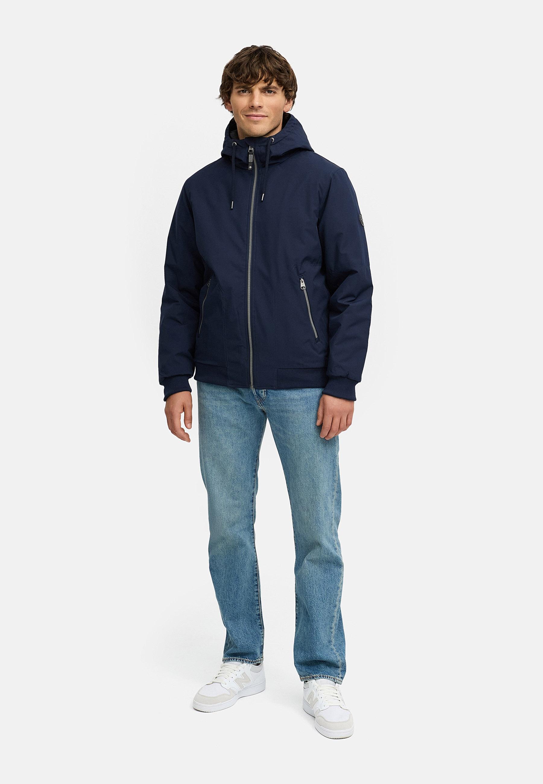 Wasserdichte Winterjacke mit verstellbarer Kapuze "Stuartt YOUMODO" Navy
