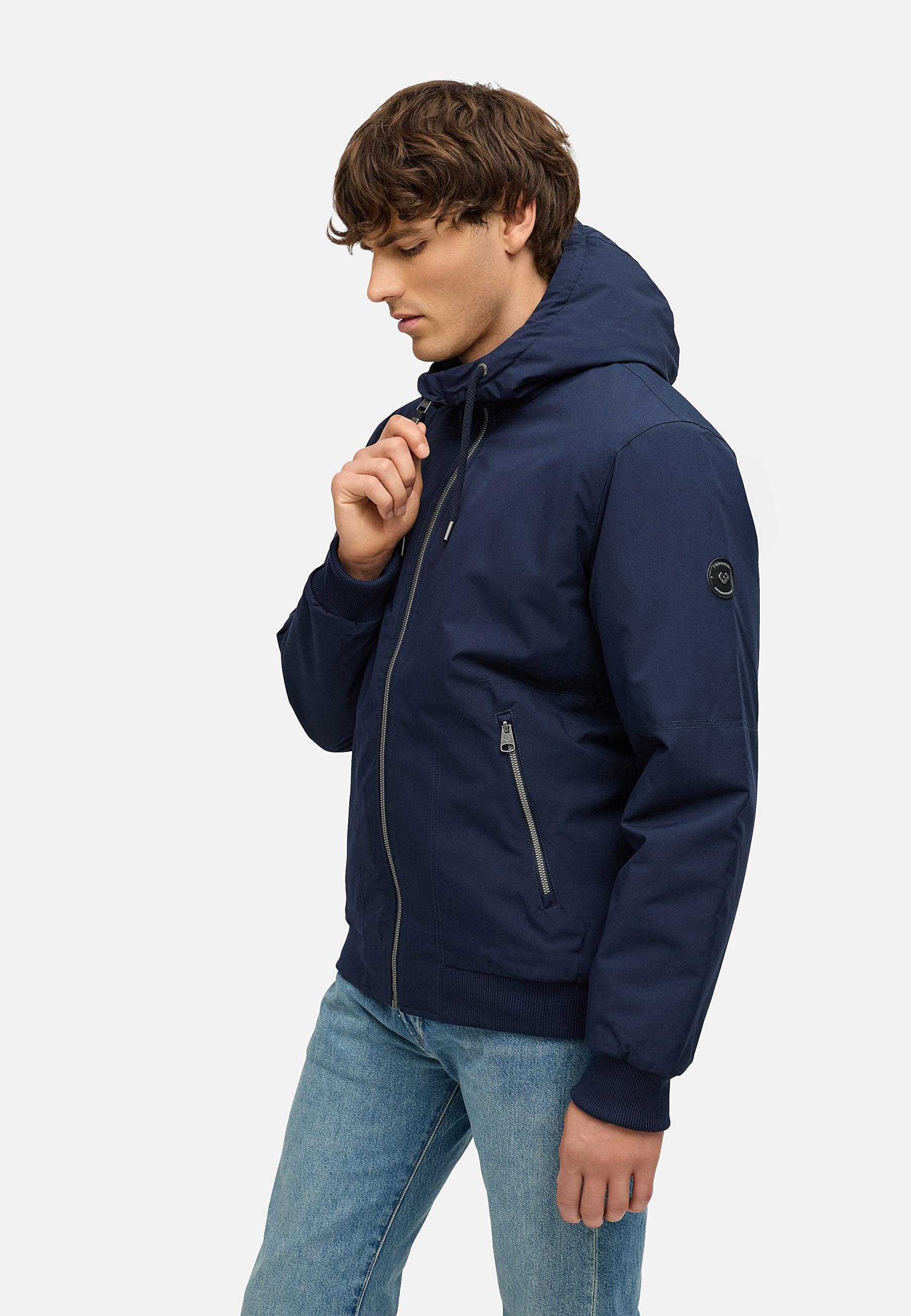 Wasserdichte Winterjacke mit verstellbarer Kapuze "Stuartt YOUMODO" Navy