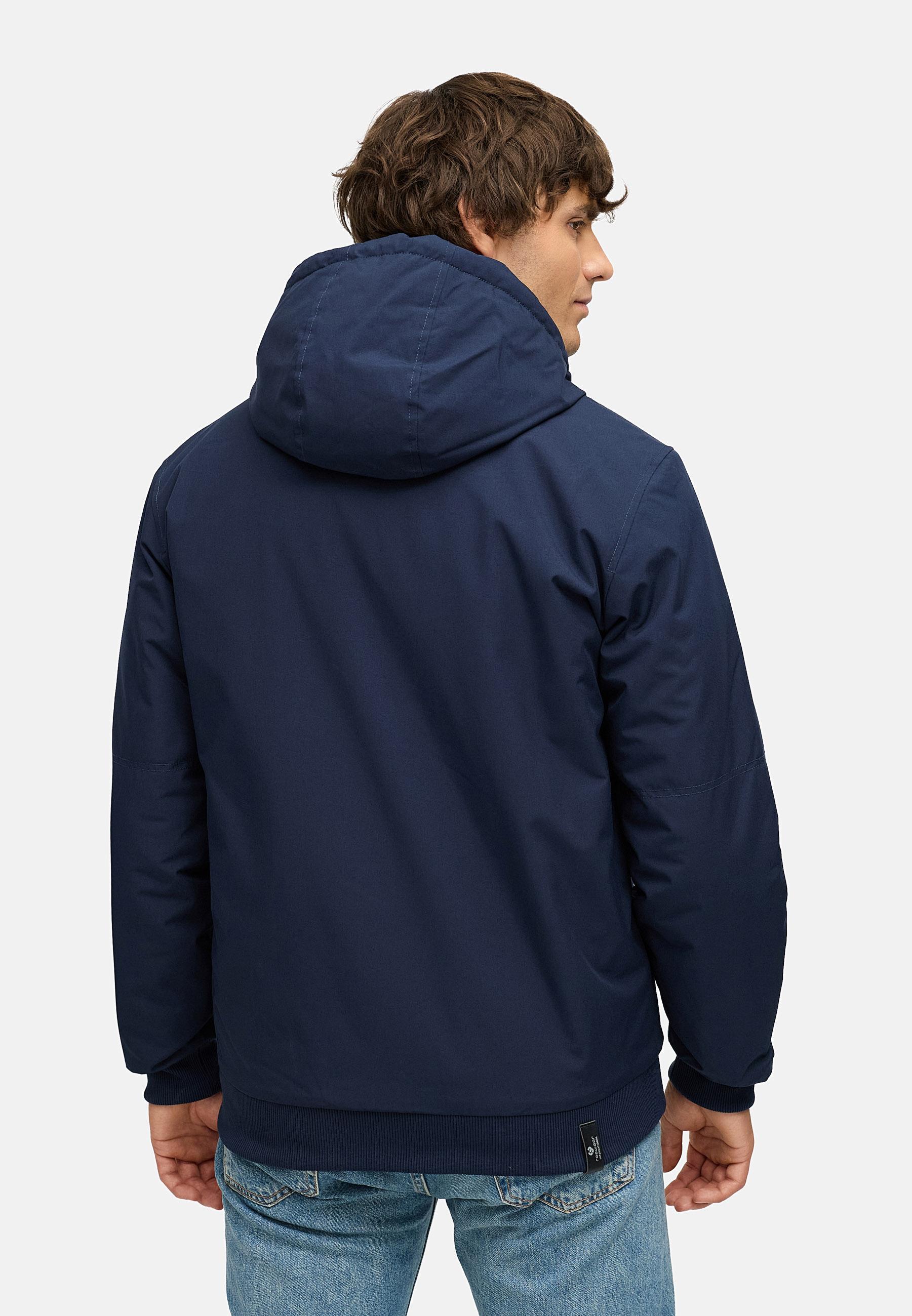 Wasserdichte Winterjacke mit verstellbarer Kapuze "Stuartt YOUMODO" Navy