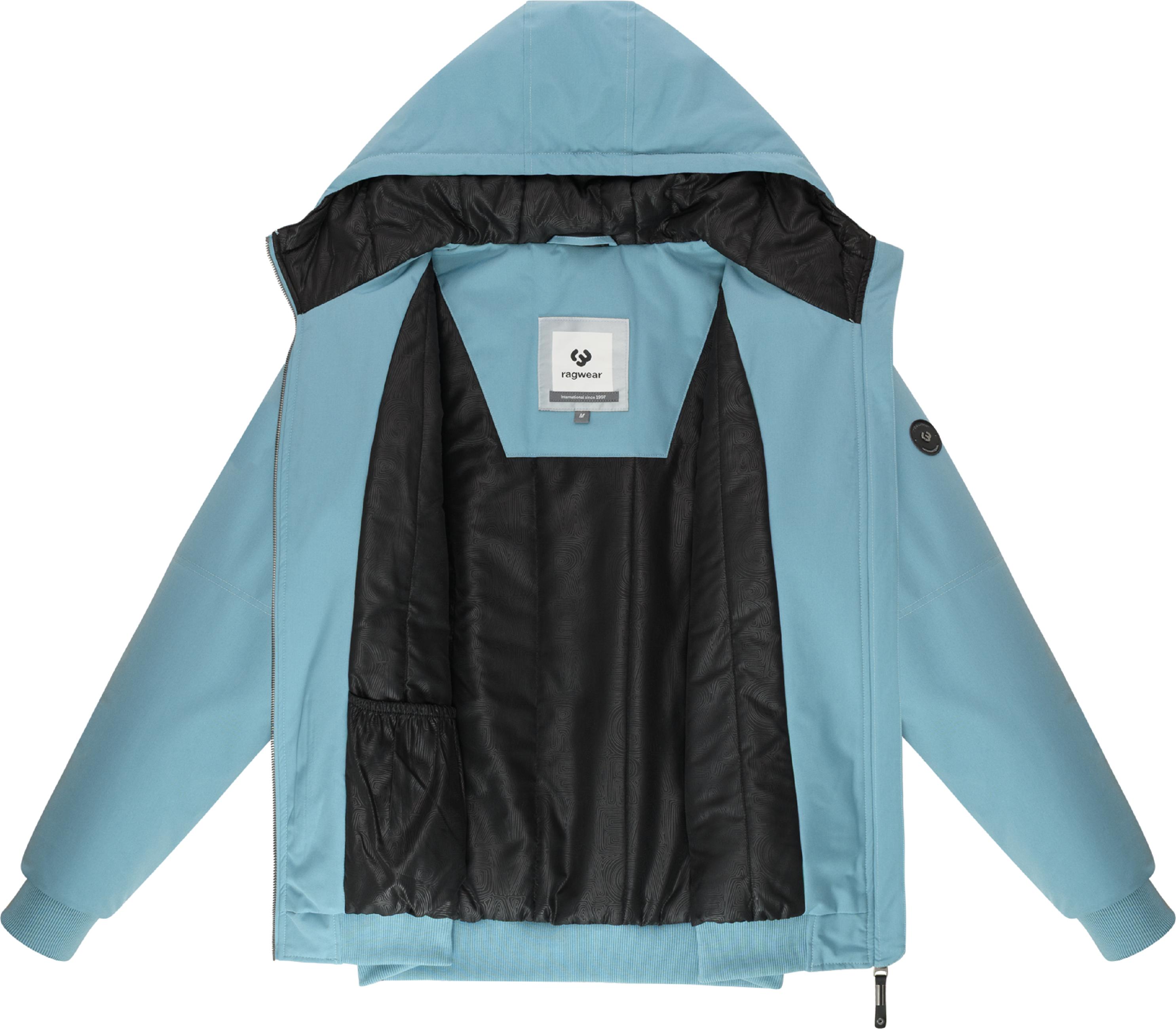 Wasserdichte Winterjacke mit verstellbarer Kapuze "Stuartt YOUMODO" Stone Blue
