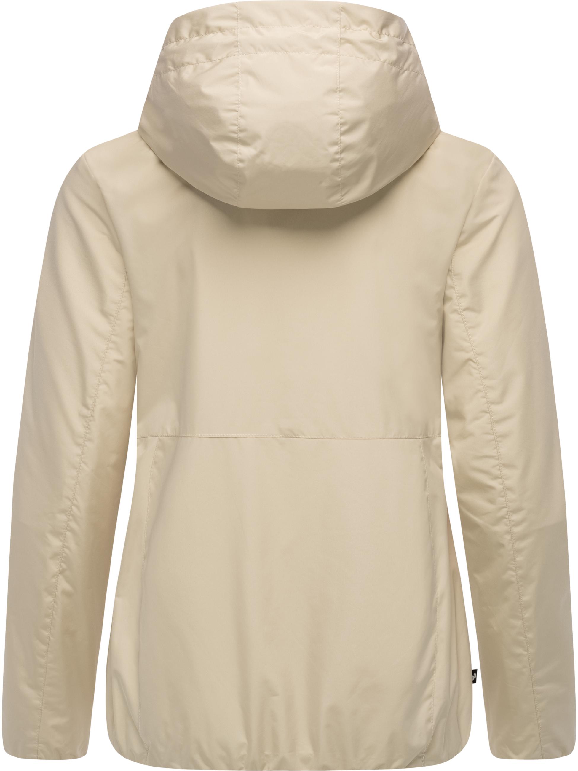 Wasserdichte Übergangsjacke mit Kapuze "Sunniva A" Ecru