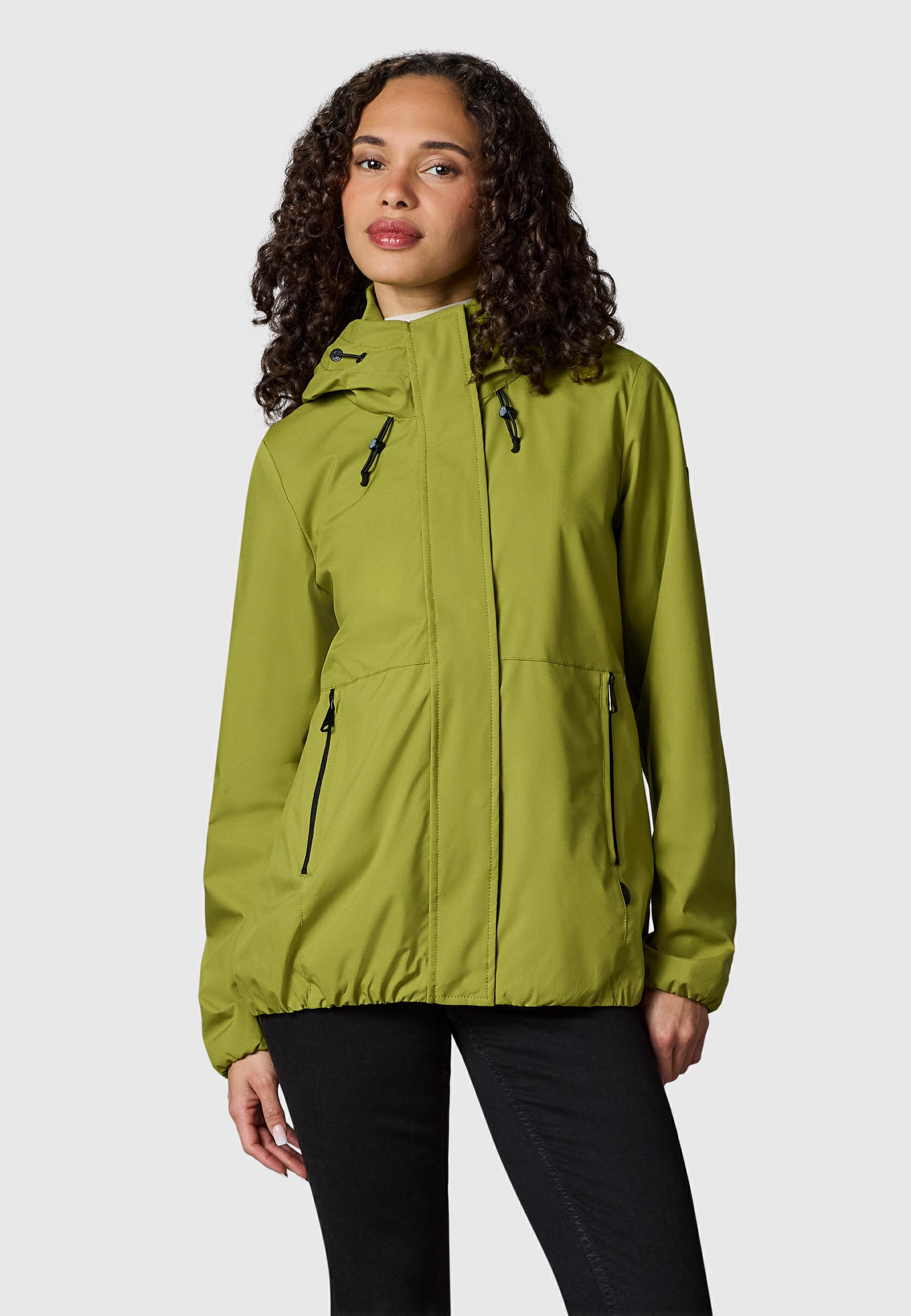 Wasserdichte Übergangsjacke mit Kapuze "Sunniva Light" Pistachio26