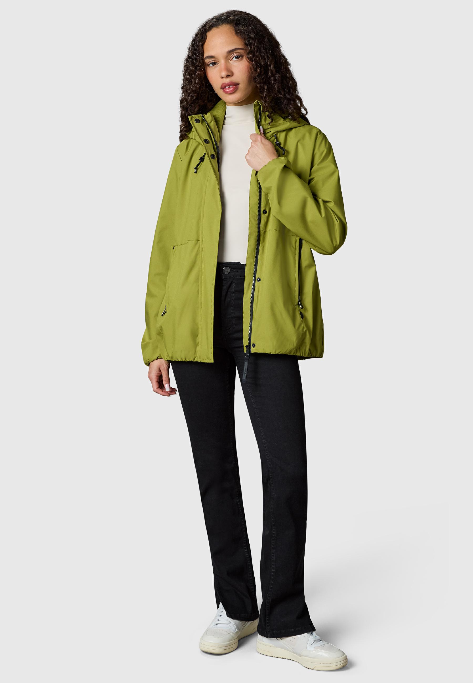 Wasserdichte Übergangsjacke mit Kapuze "Sunniva Light" Pistachio26