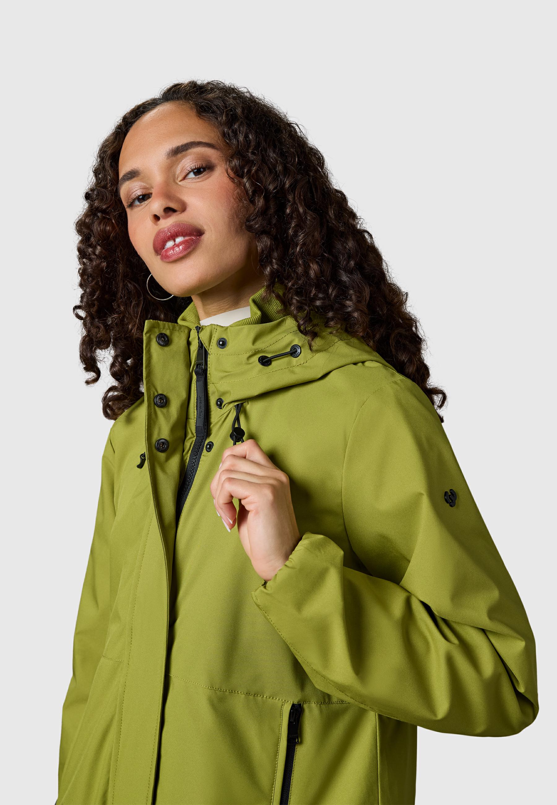 Wasserdichte Übergangsjacke mit Kapuze "Sunniva Light" Pistachio26