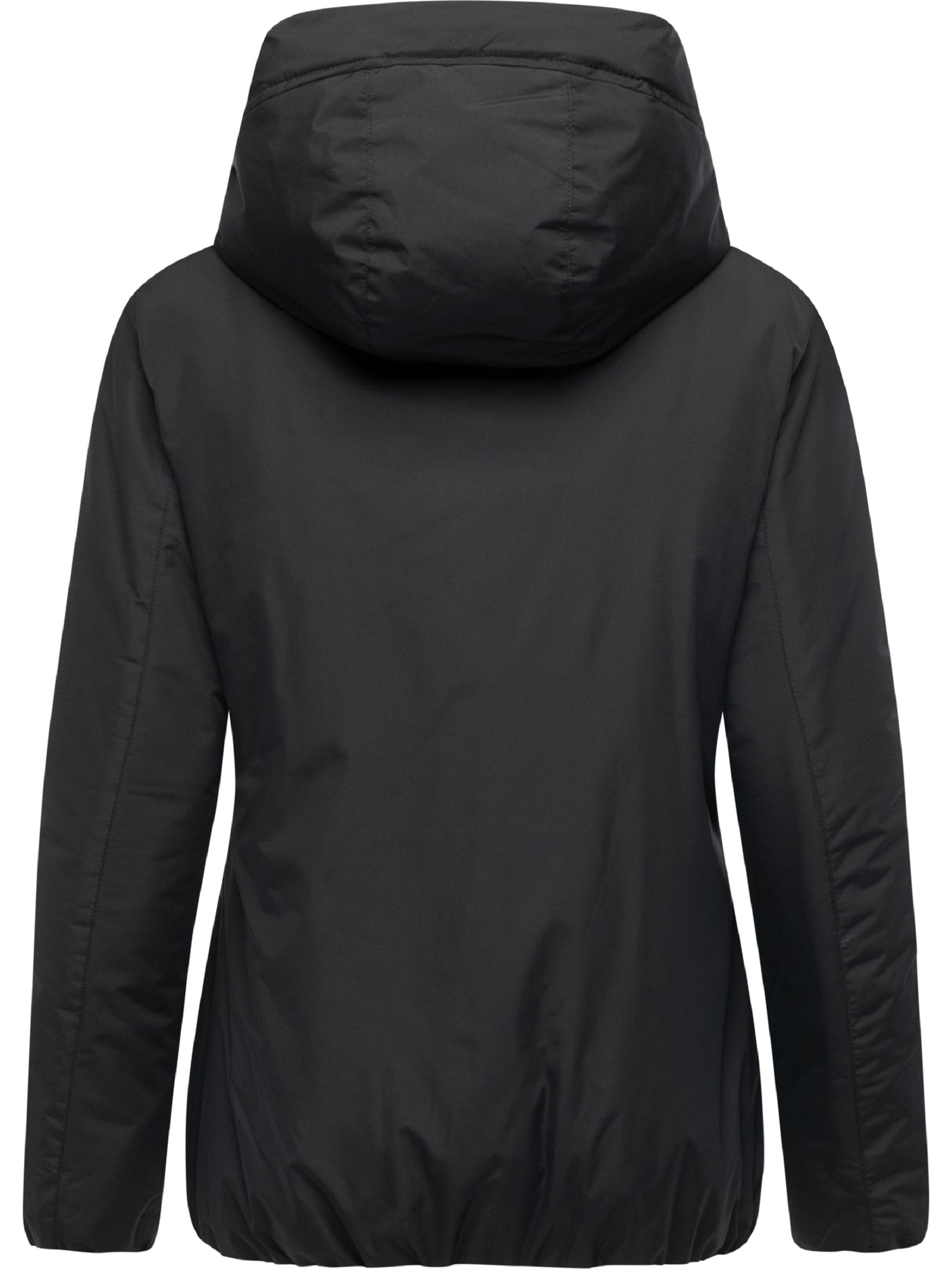 wasserdichte Winterjacke mit Kapuze "Sunniva Warm" Black