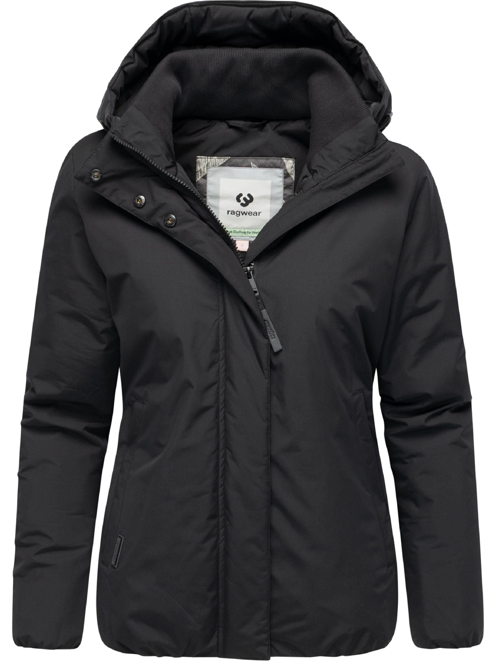 wasserdichte Winterjacke mit Kapuze "Sunniva Warm" Black