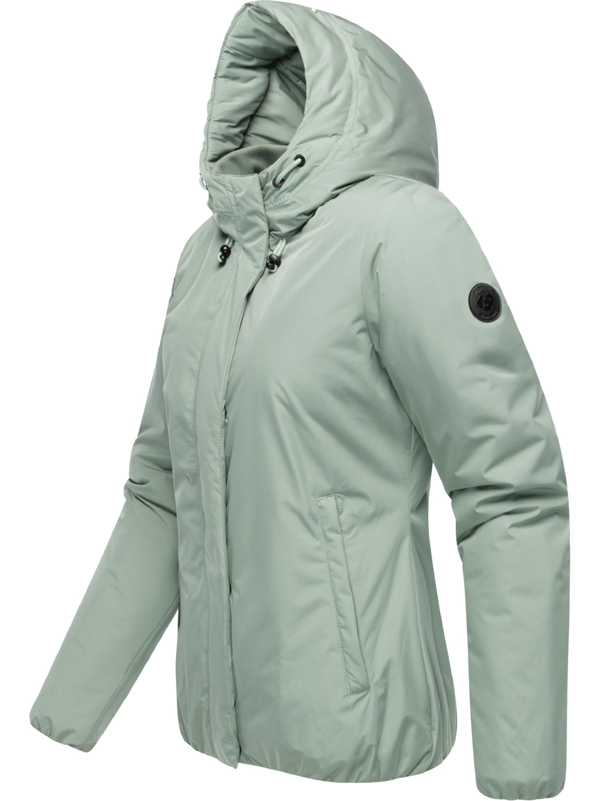 wasserdichte Winterjacke mit Kapuze "Sunniva Warm" Dusty Green