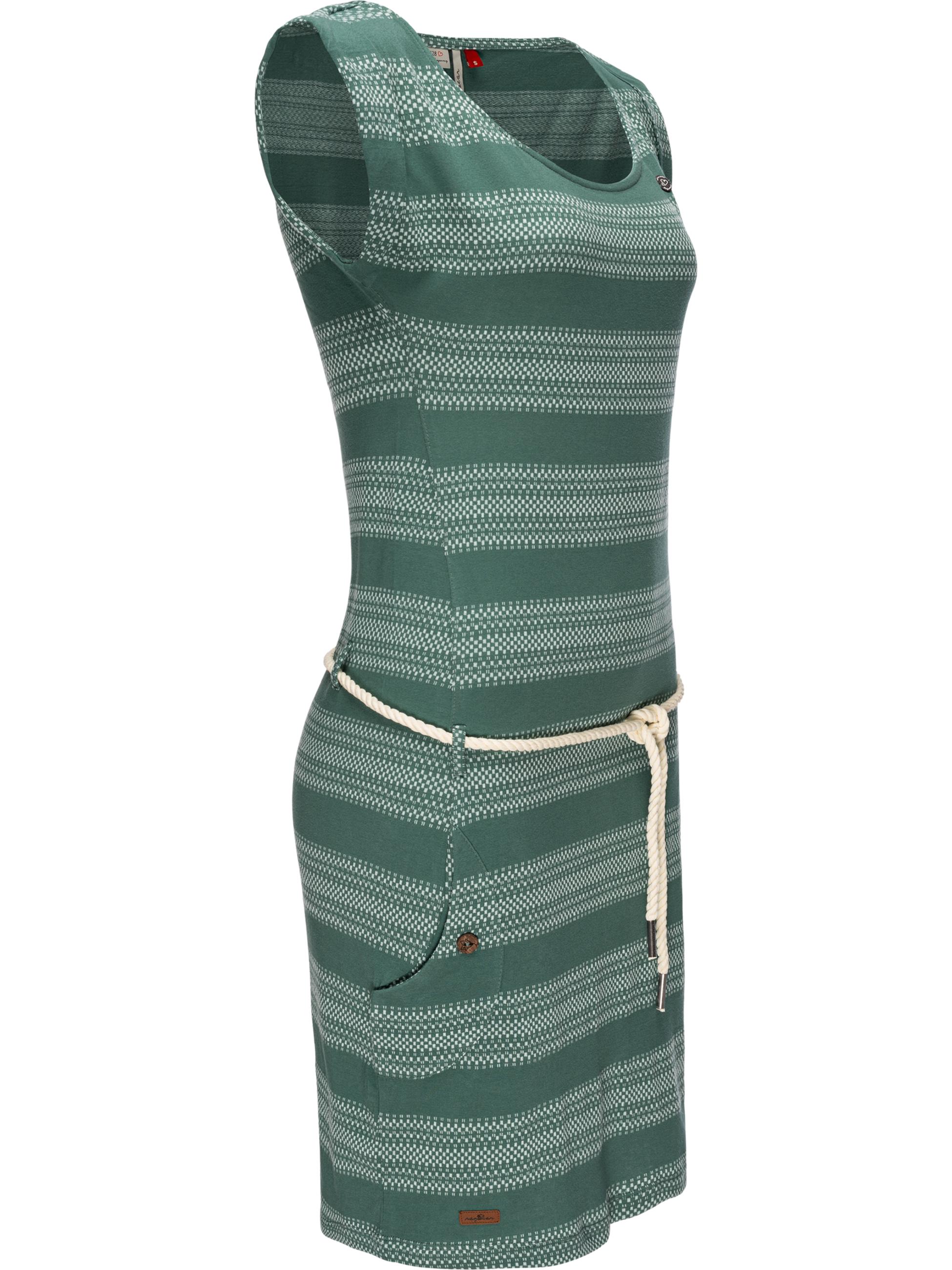 Leichtes Sommerkleid "Tag Blockstripes Intl." Dusty Green