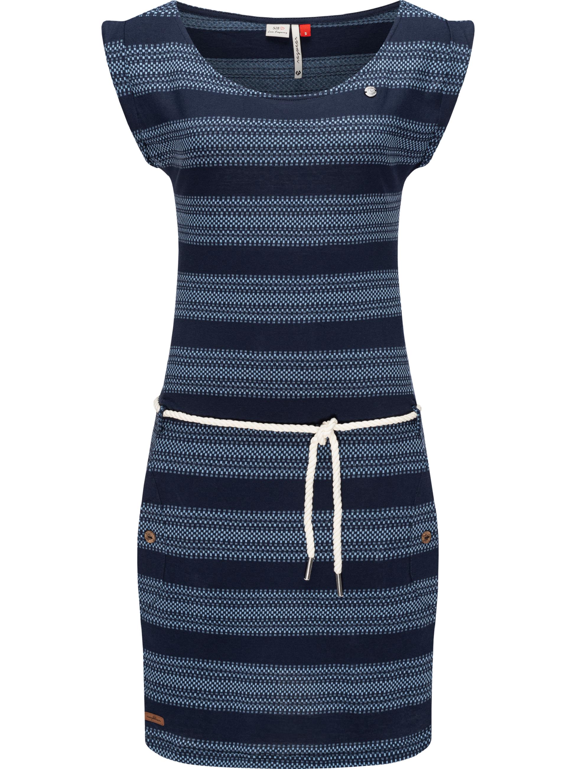 Leichtes Sommerkleid "Tag Blockstripes Intl." Navy