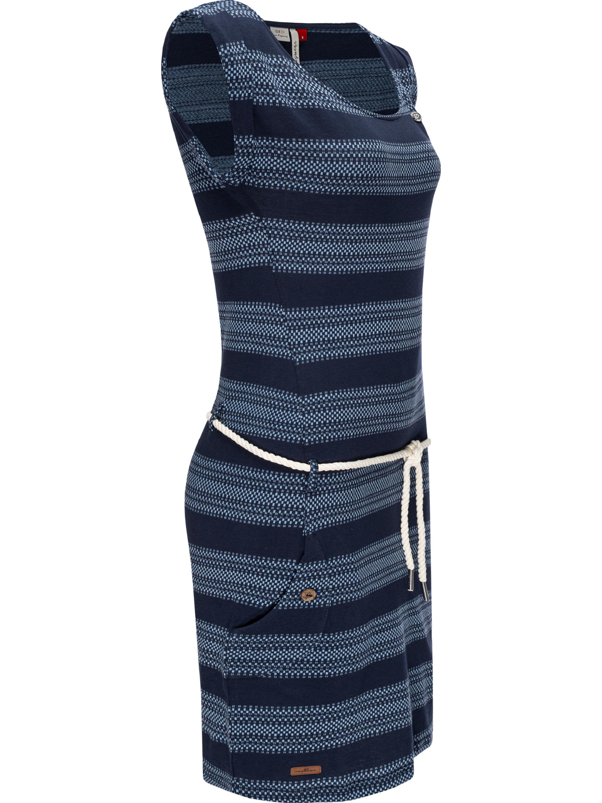 Leichtes Sommerkleid "Tag Blockstripes Intl." Navy