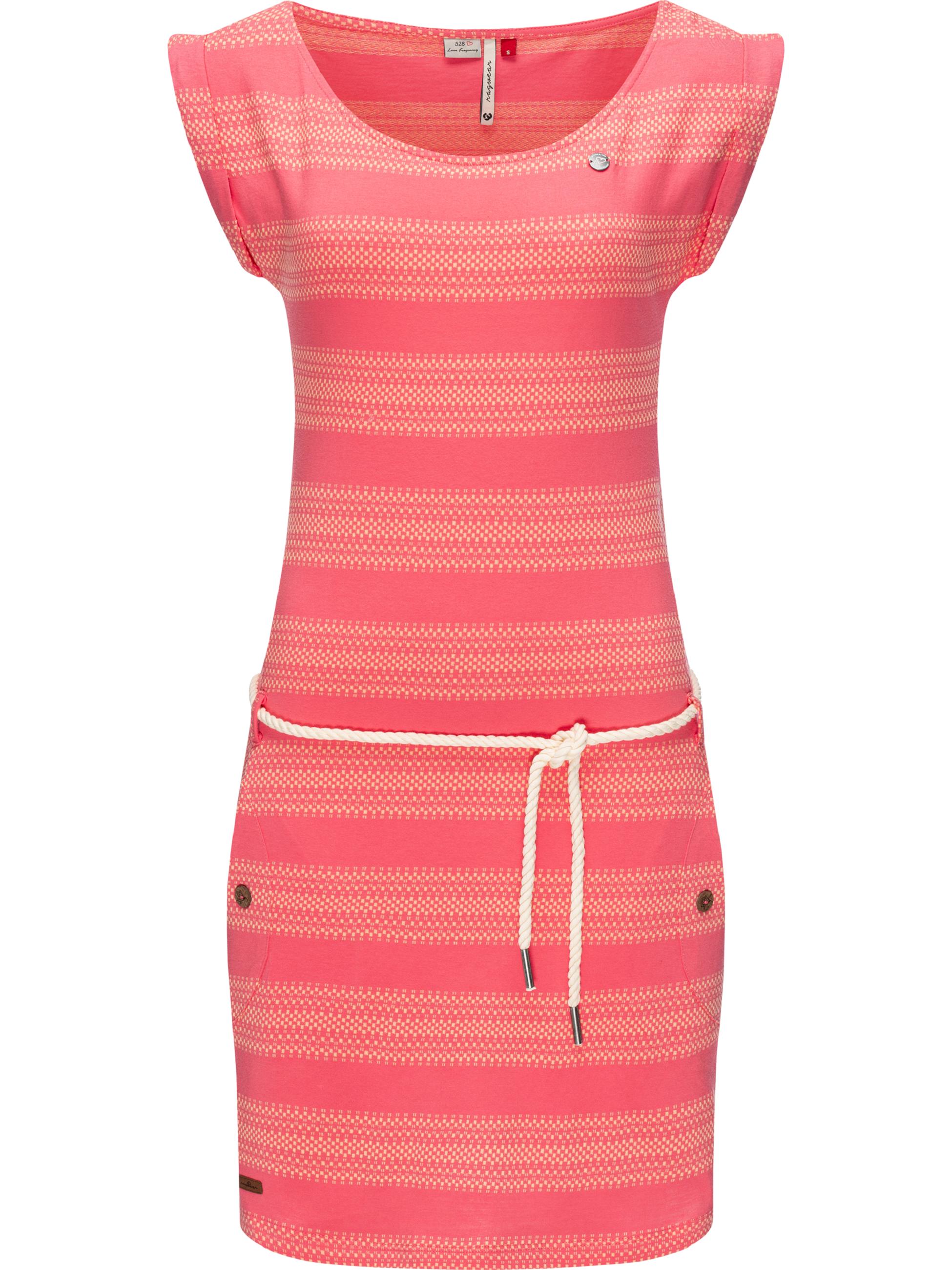 Leichtes Sommerkleid "Tag Blockstripes Intl." Pink