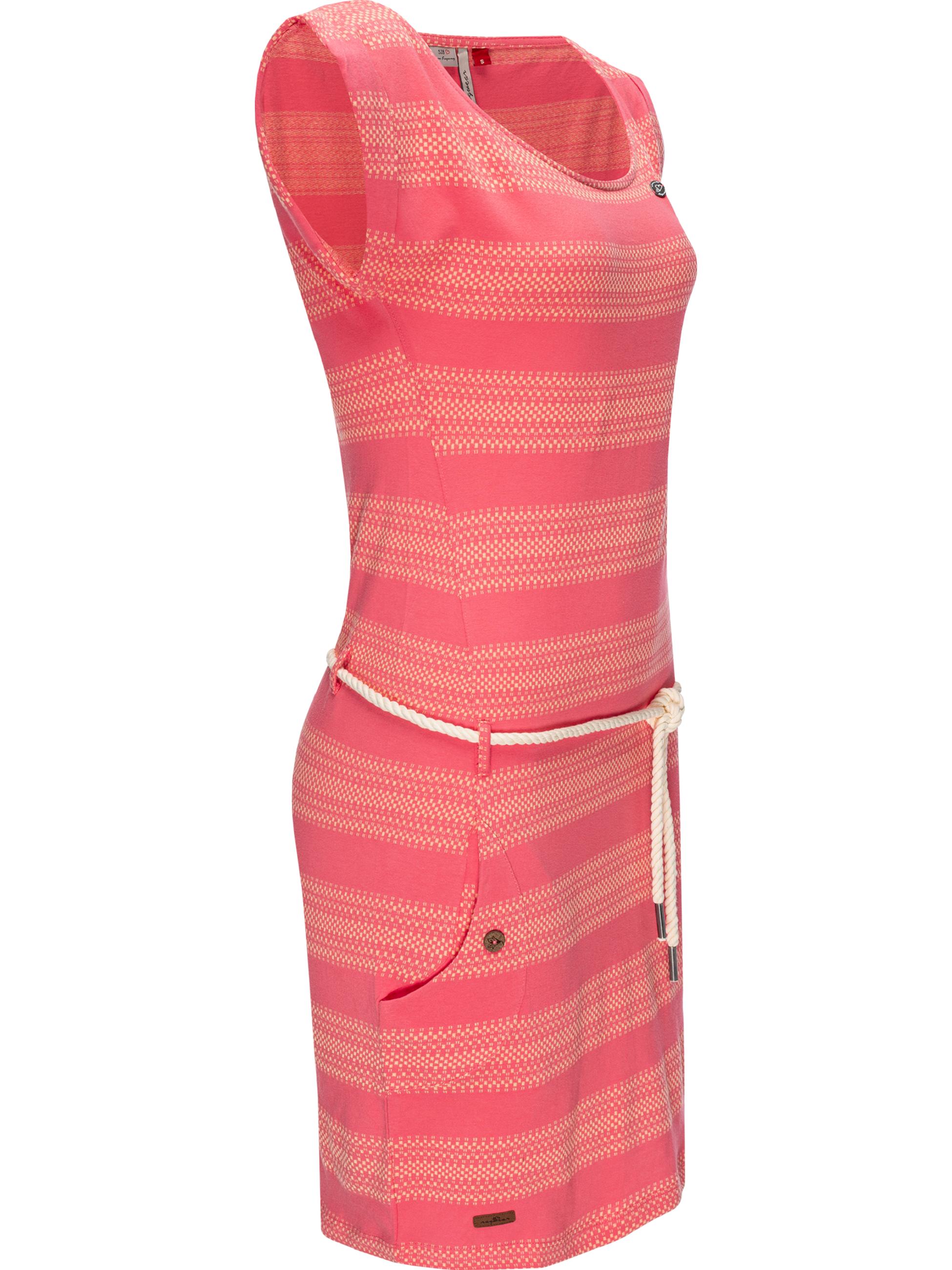 Leichtes Sommerkleid "Tag Blockstripes Intl." Pink