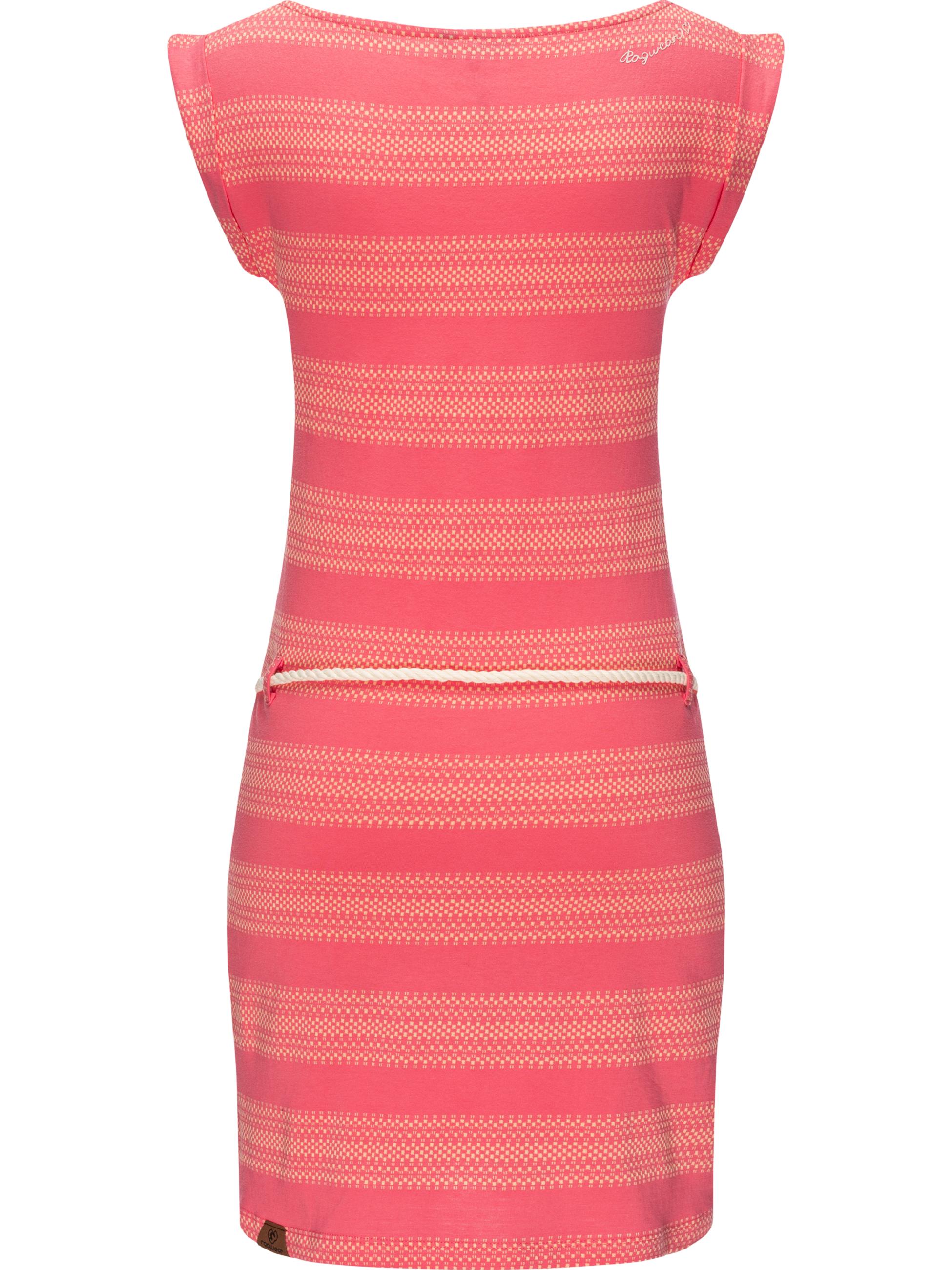 Leichtes Sommerkleid "Tag Blockstripes Intl." Pink