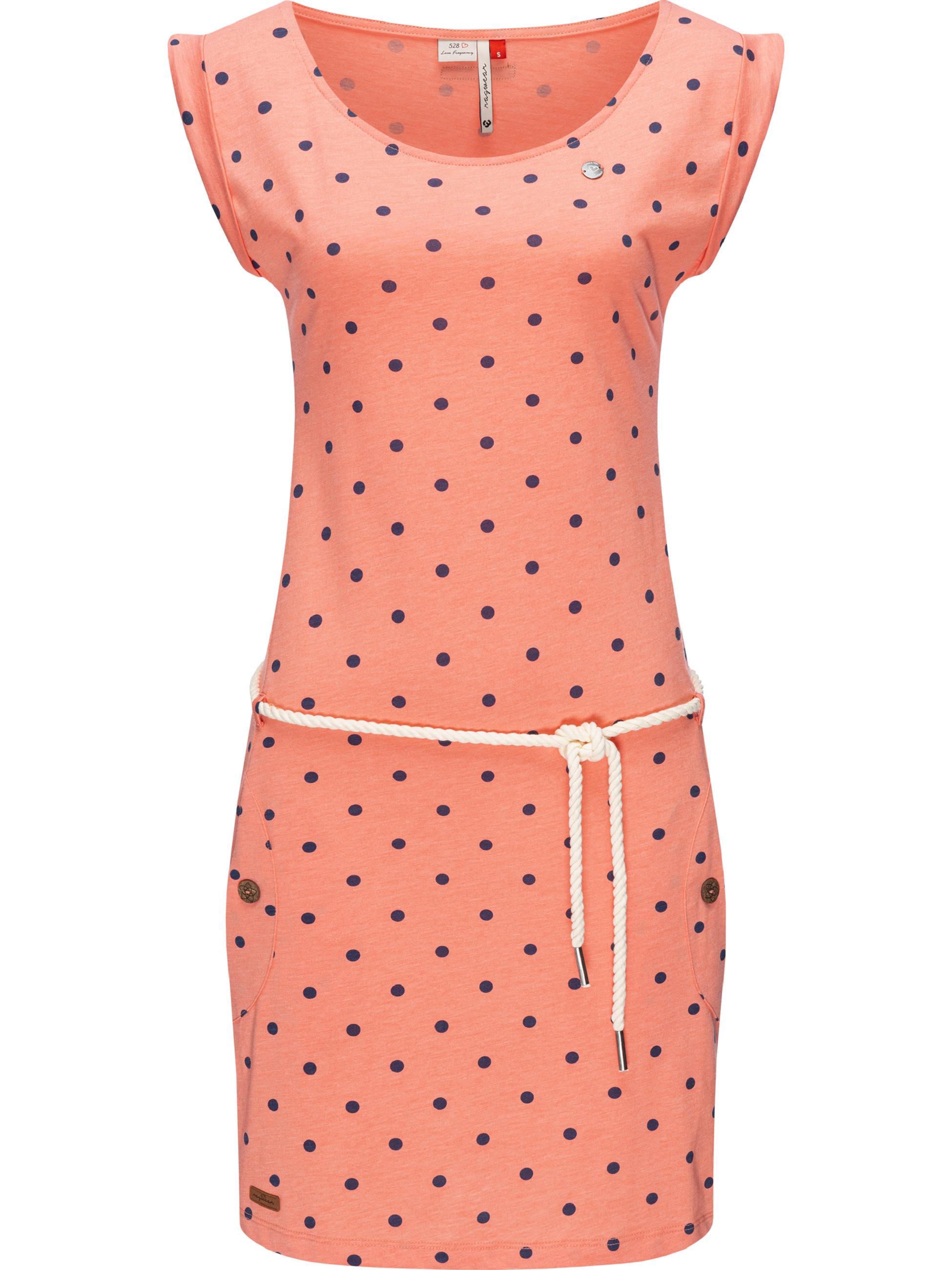 Leichtes Sommerkleid "Tag Dots" Coral21