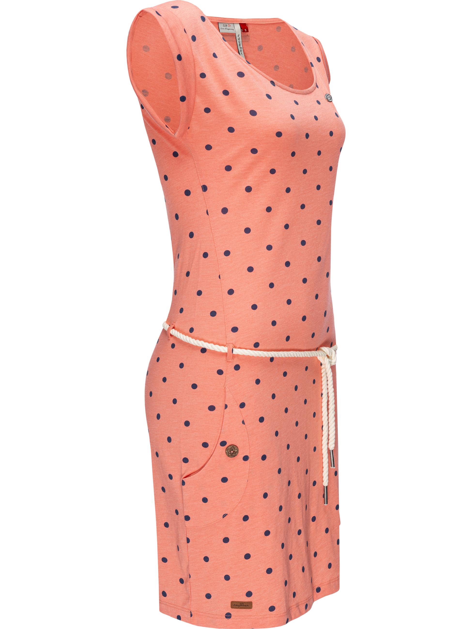 Leichtes Sommerkleid "Tag Dots" Coral21