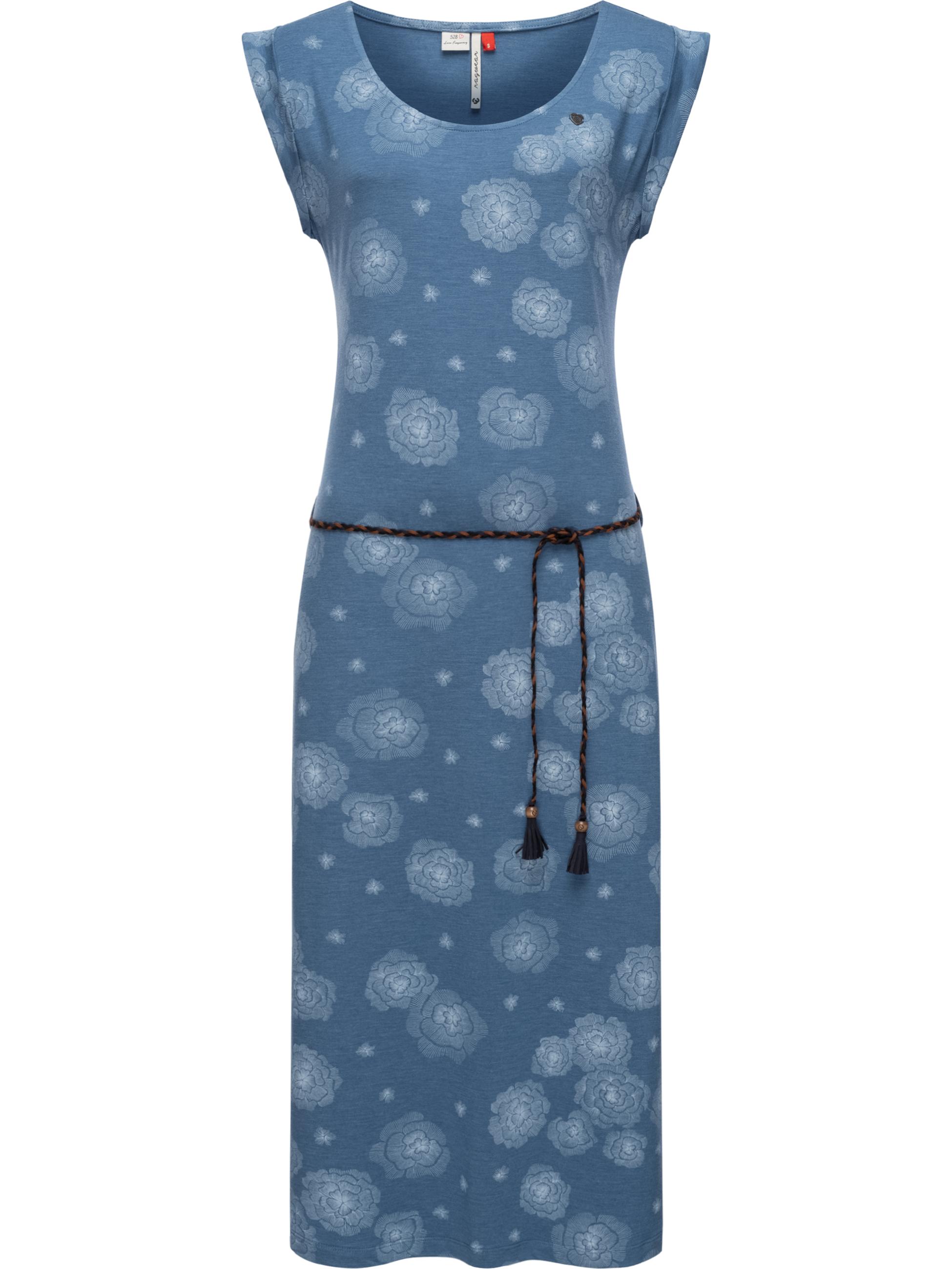 Langes Sommerkleid "Tag Midi" Indigo Blue