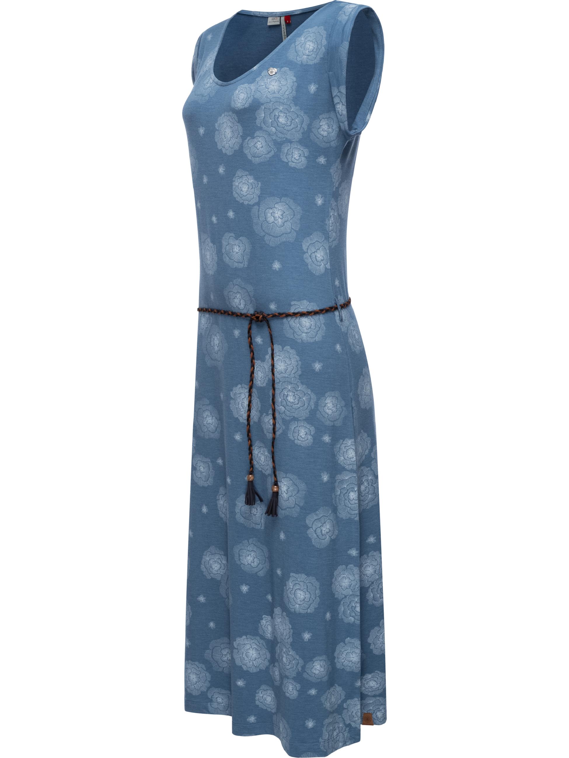 Langes Sommerkleid "Tag Midi" Indigo Blue