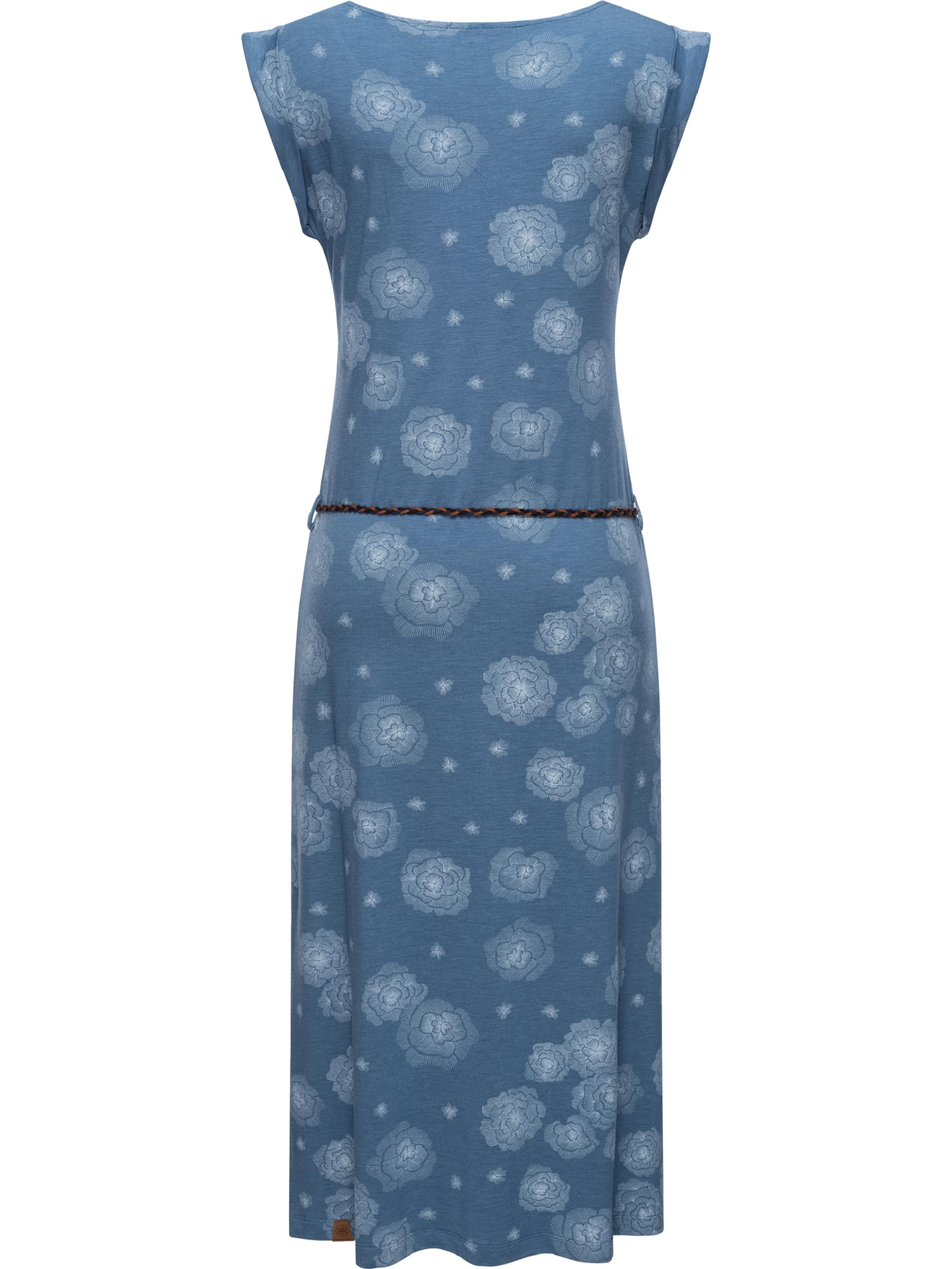 Langes Sommerkleid "Tag Midi" Indigo Blue