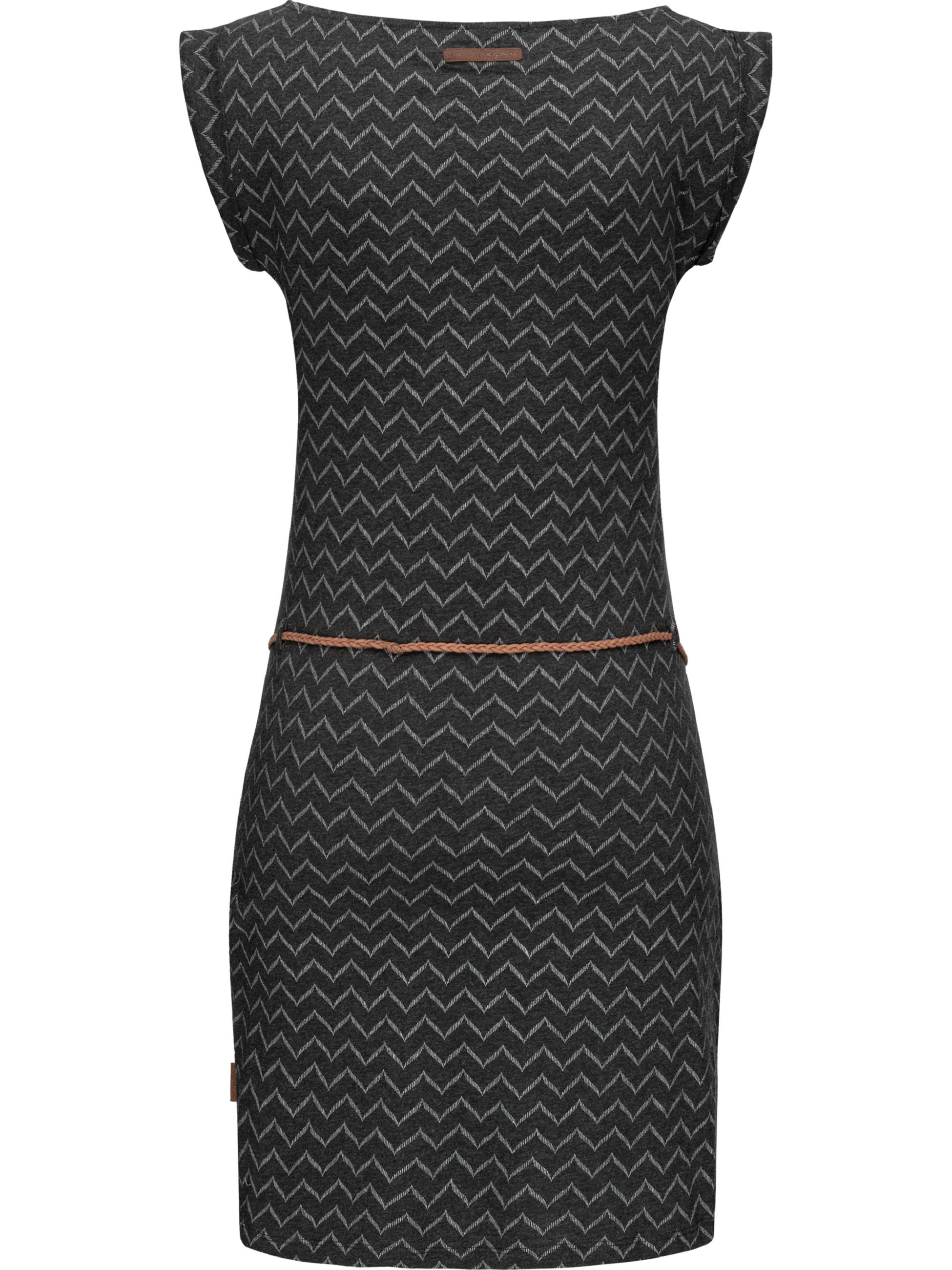 Leichtes Sommerkleid "Tag Zig Zag" Schwarz20