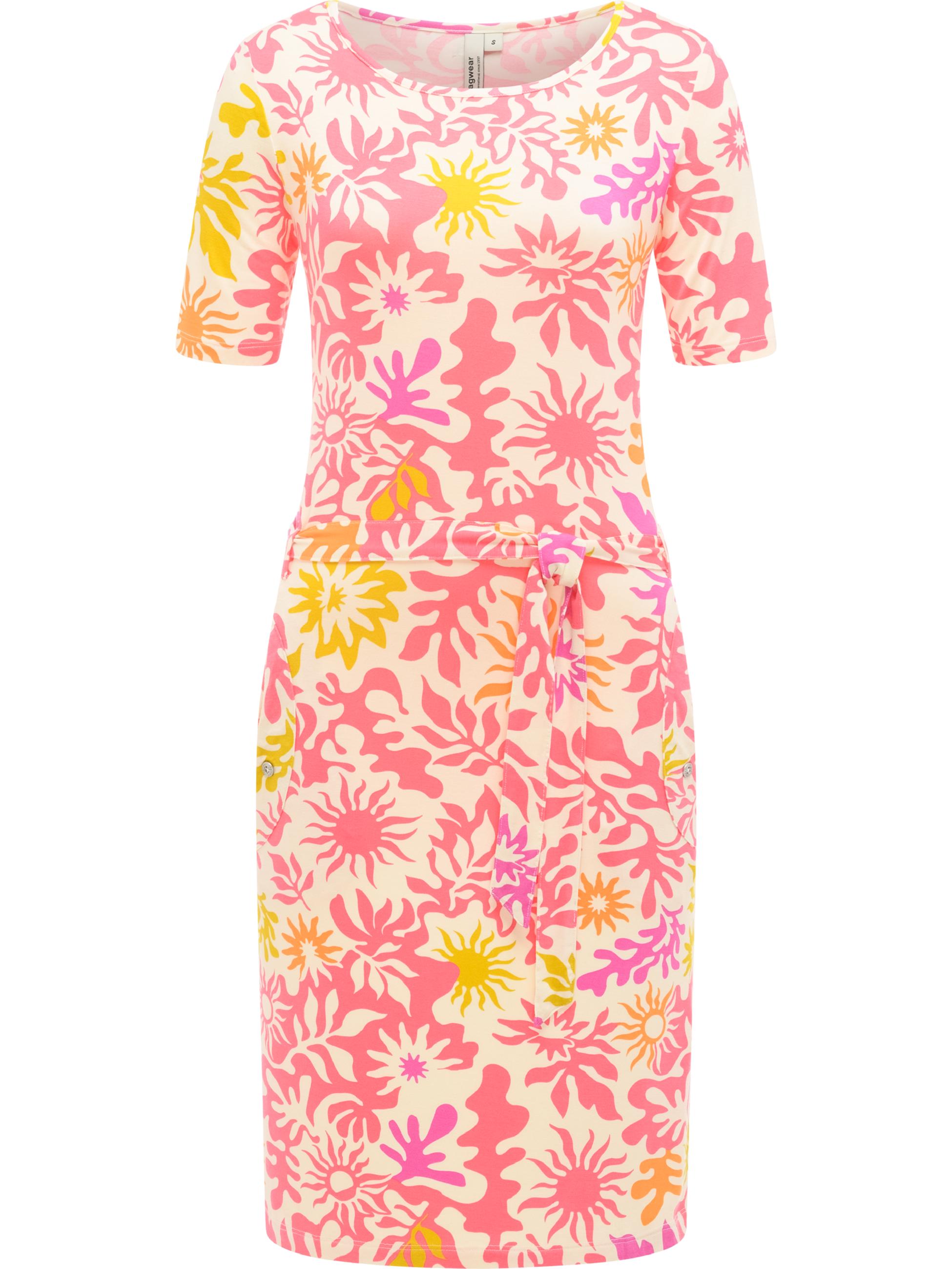 Midikleid "Taggiana Print" Pink Combo