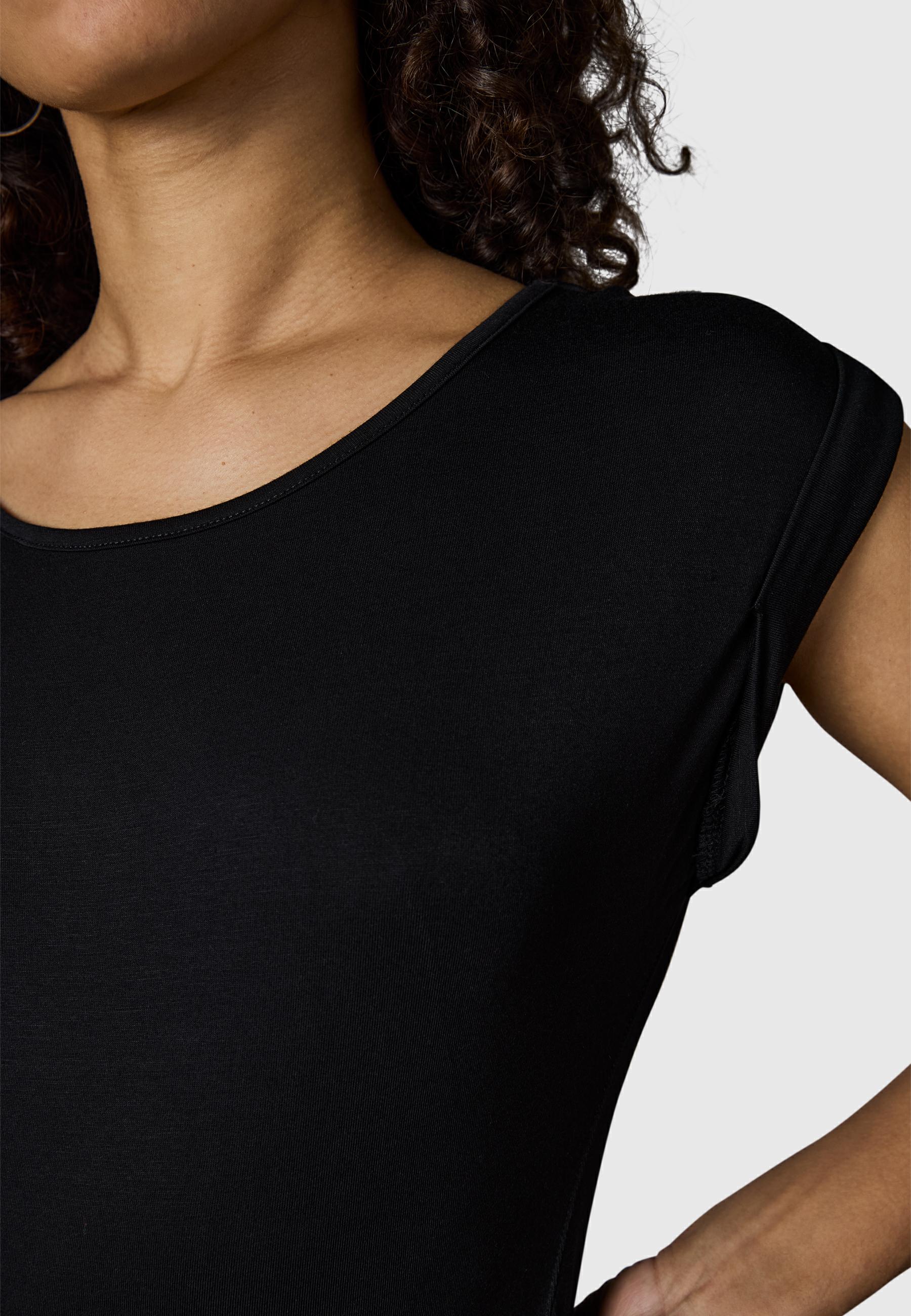 Damen Sommerkleid Kurzarm Midikleid "Taggien" Black