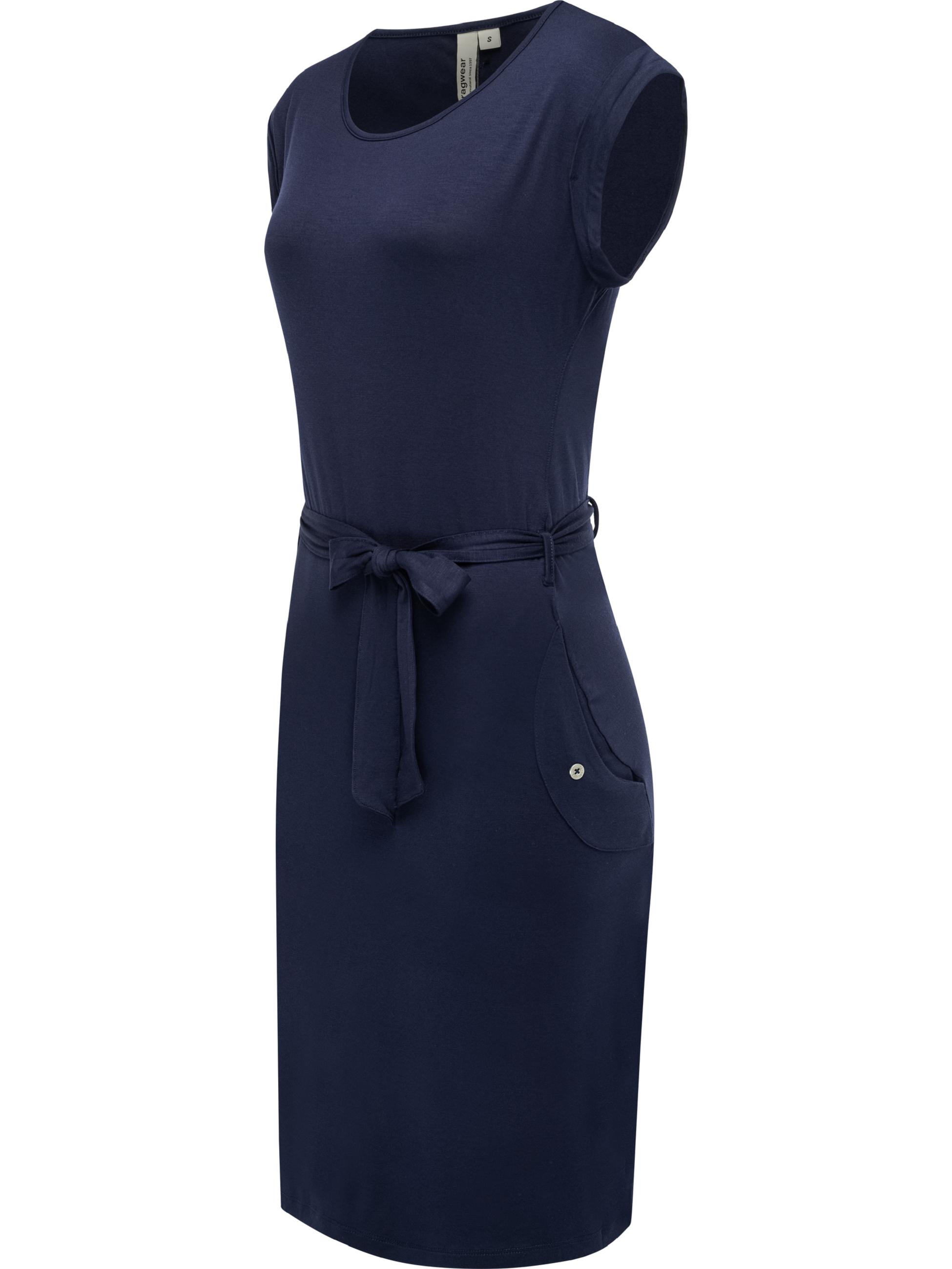 Damen Sommerkleid Kurzarm Midikleid "Taggien" Midnight