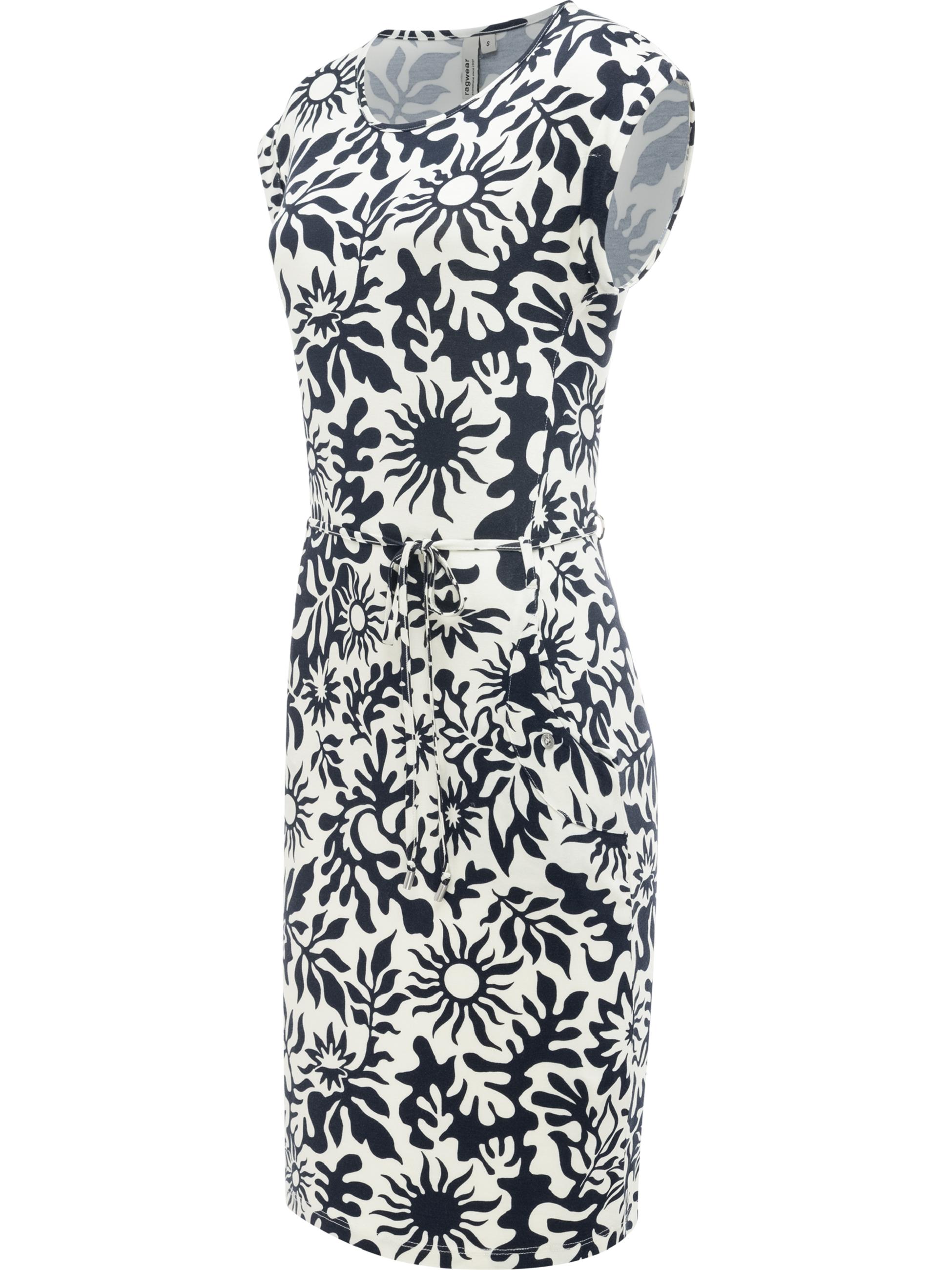 Bequemes Sommerkleid Kurzarm Midikleid "Taggien Print" Blue26