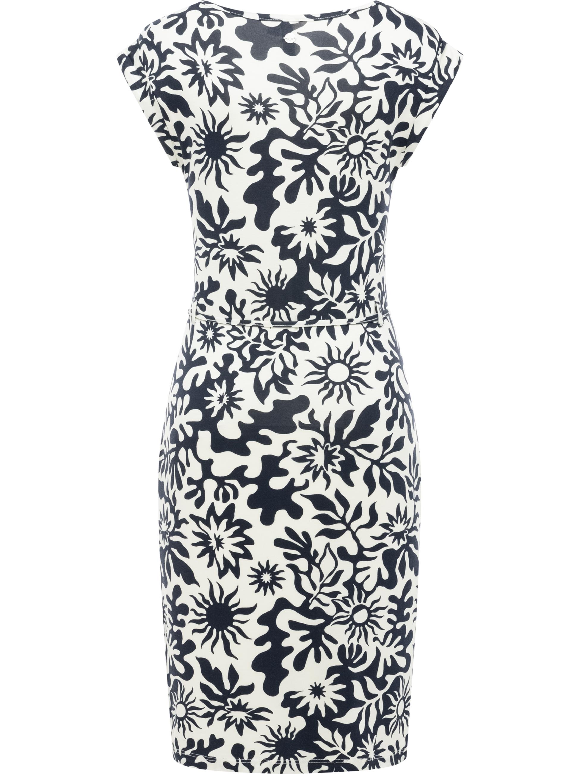 Bequemes Sommerkleid Kurzarm Midikleid "Taggien Print" Blue26