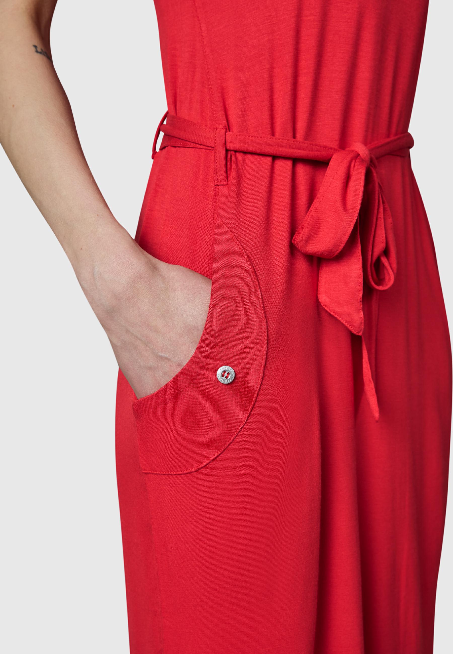 Damen Sommerkleid Kurzarm Midikleid "Taggien" Red26