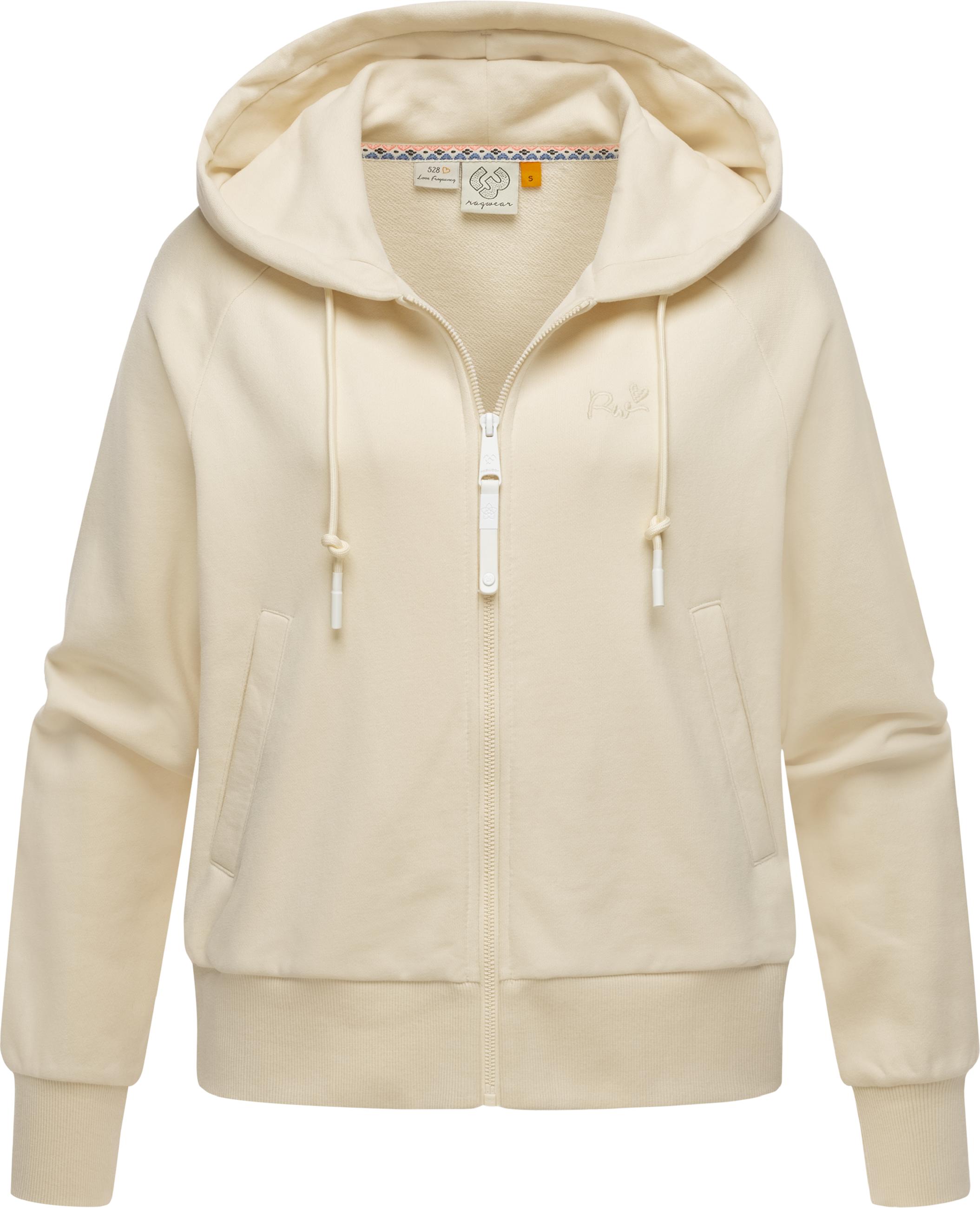 Kurze Sweatjacke mit Kapuze "Taila" Beige