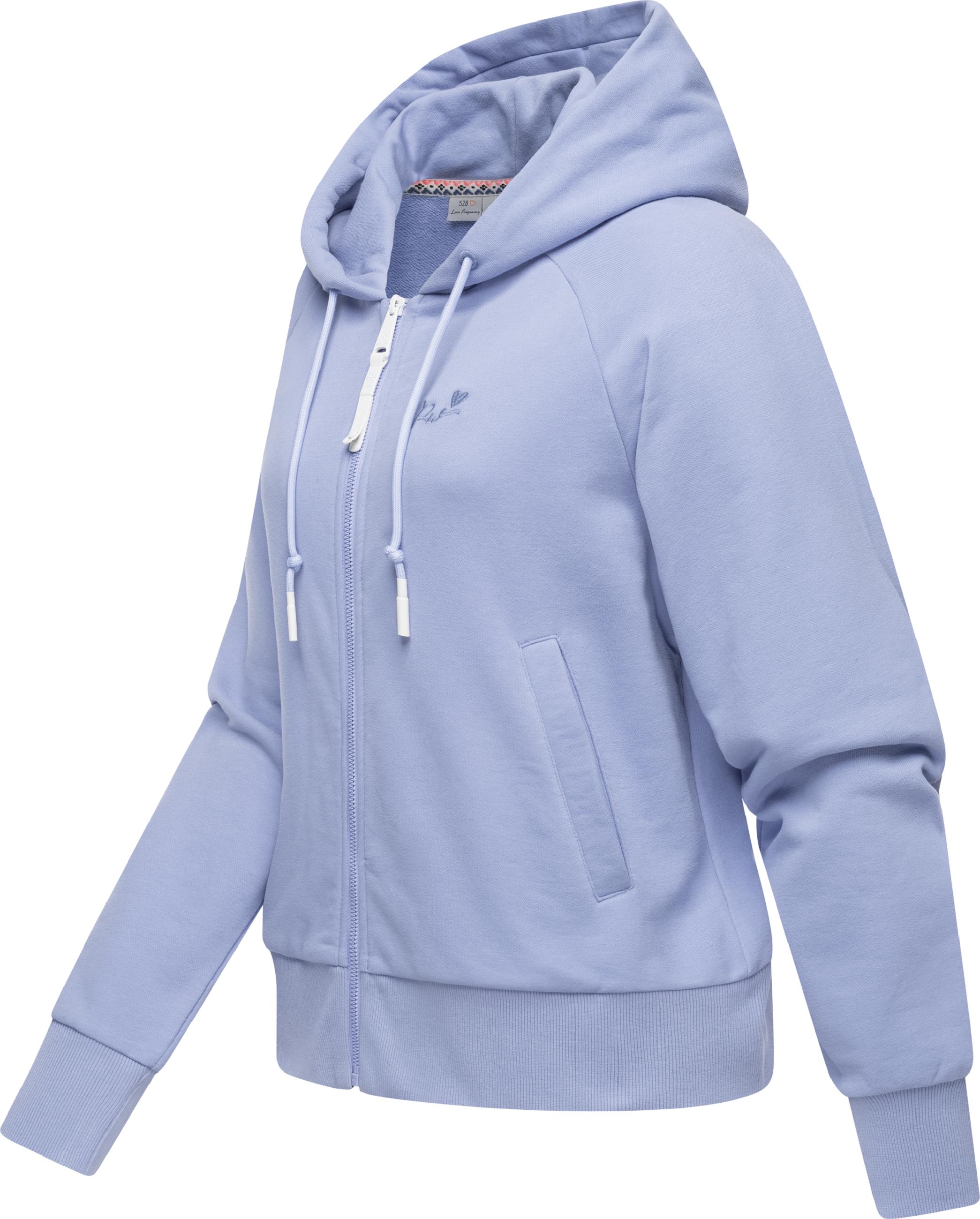 Kurze Sweatjacke mit Kapuze "Taila" Blue