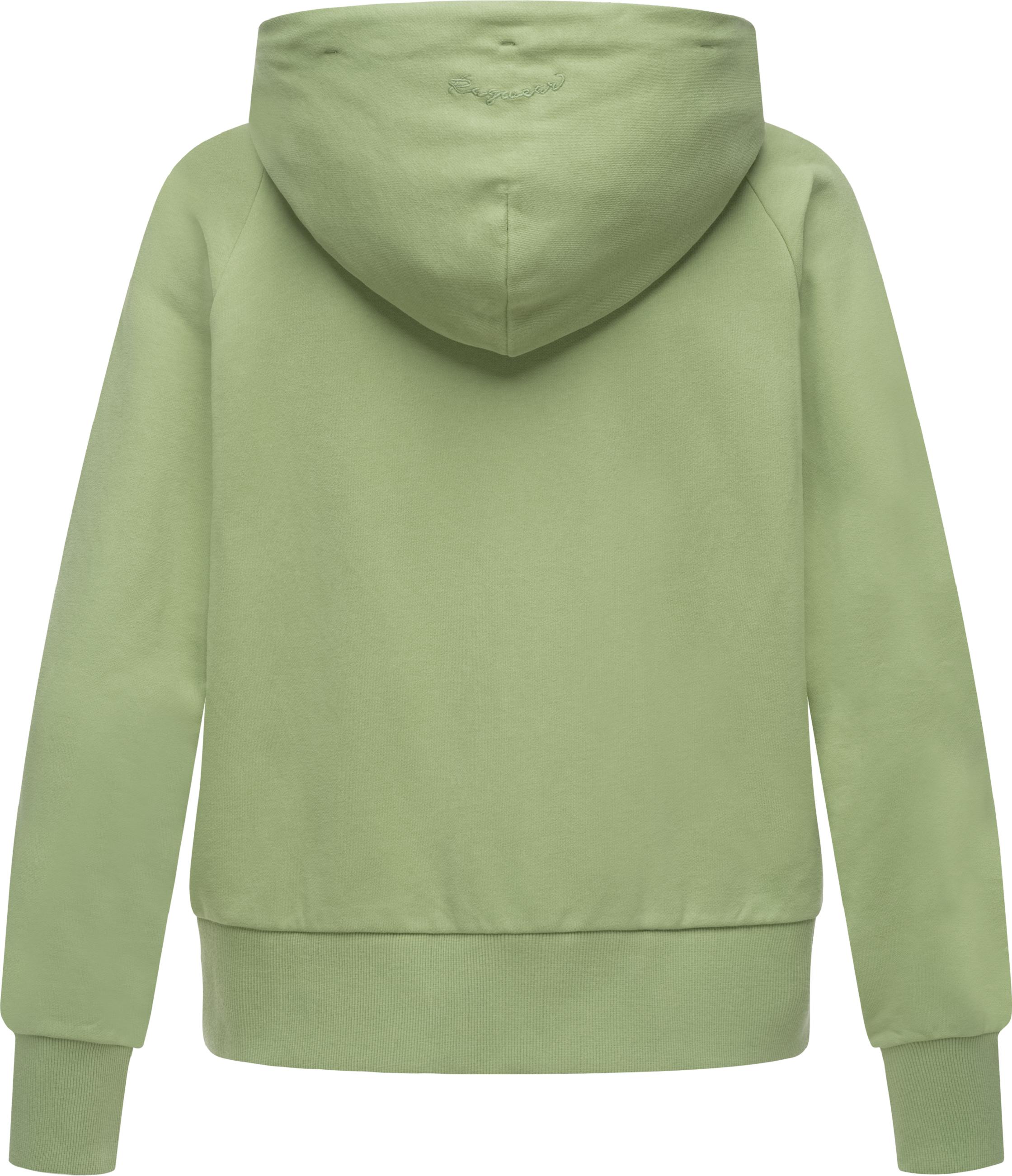 Kurze Sweatjacke mit Kapuze "Taila" Dusty Green