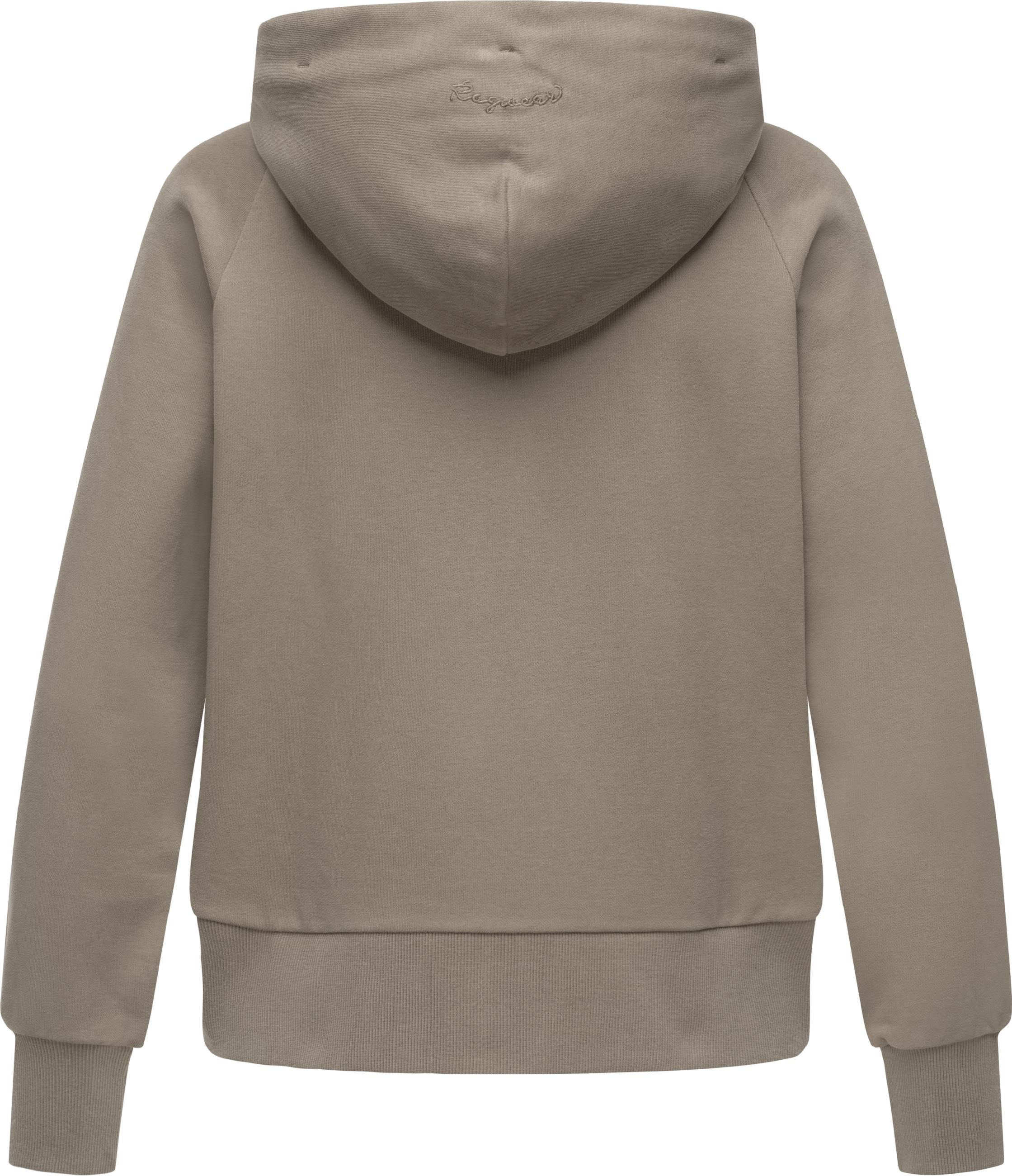 Kurze Sweatjacke mit Kapuze "Taila" Mocca