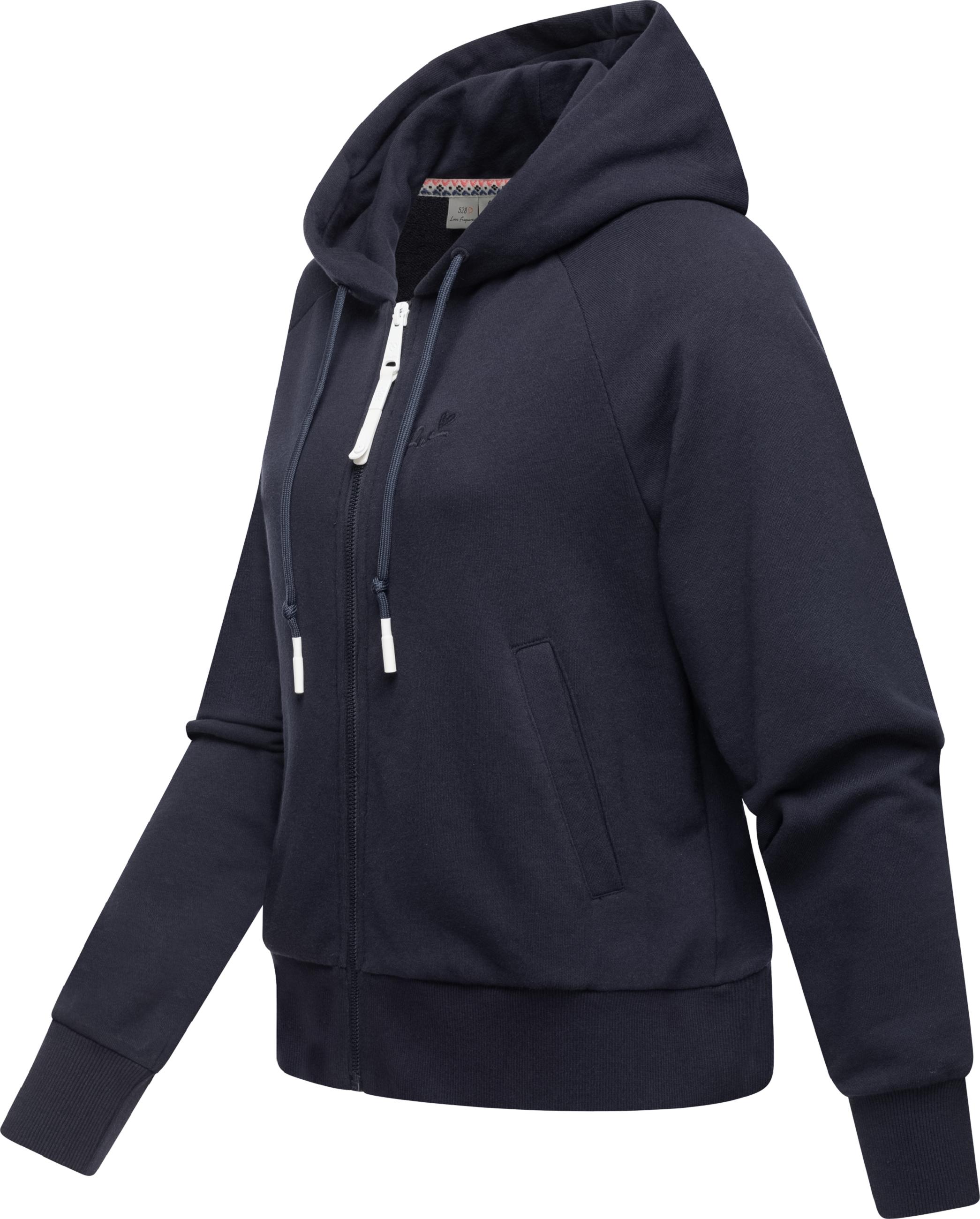 Kurze Sweatjacke mit Kapuze "Taila" Navy