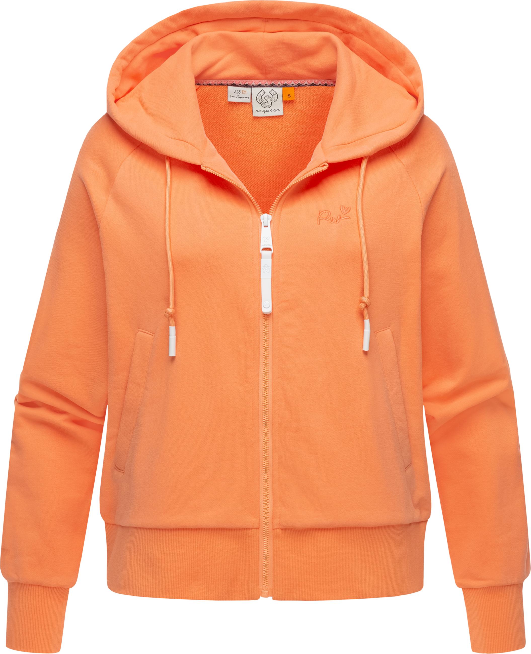 Kurze Sweatjacke mit Kapuze "Taila" Peach