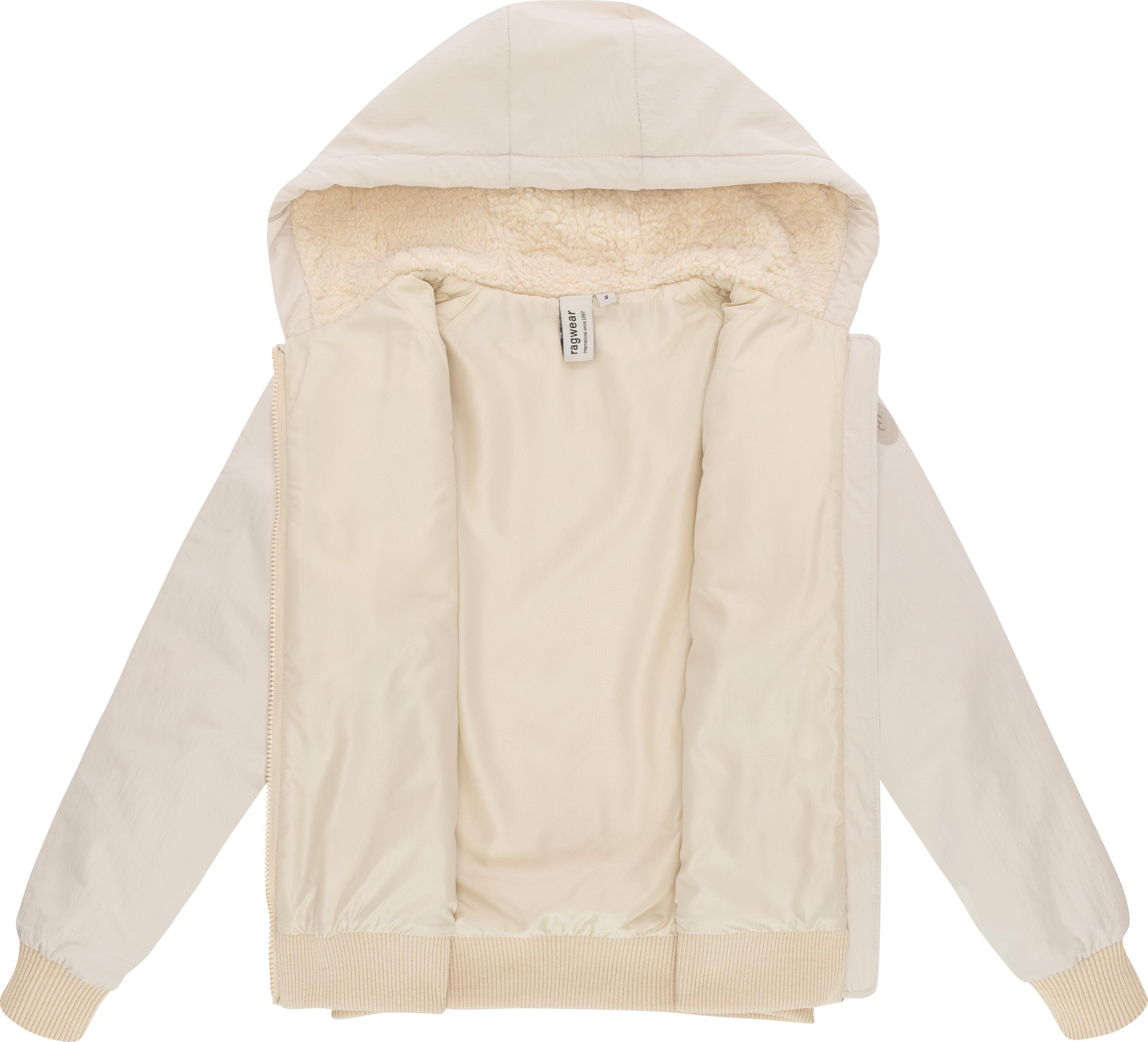 Plüschjacke mit Kapuze "Talianita YOUMODO" Ecru