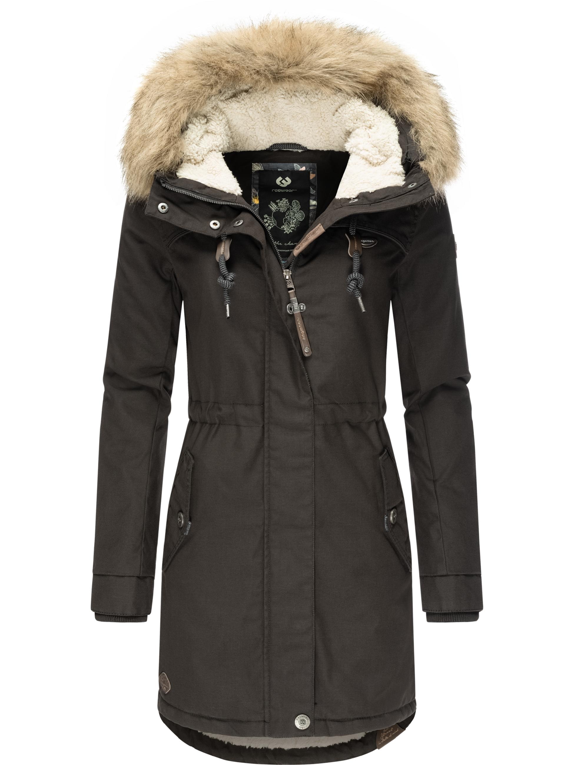 Winterparka mit abnehmbarem Kunstfell "Tawny" Black21