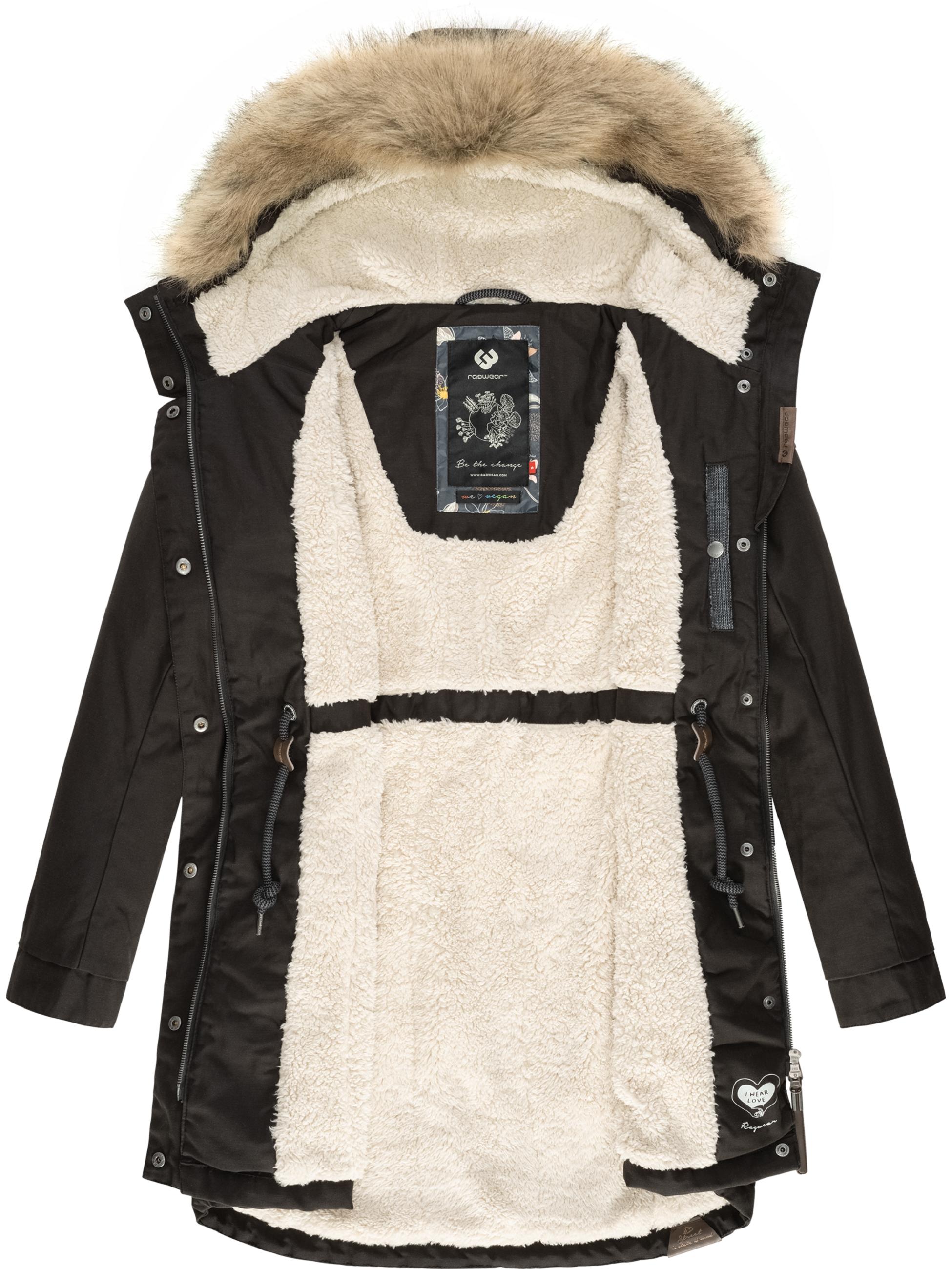 Winterparka mit abnehmbarem Kunstfell "Tawny" Black21