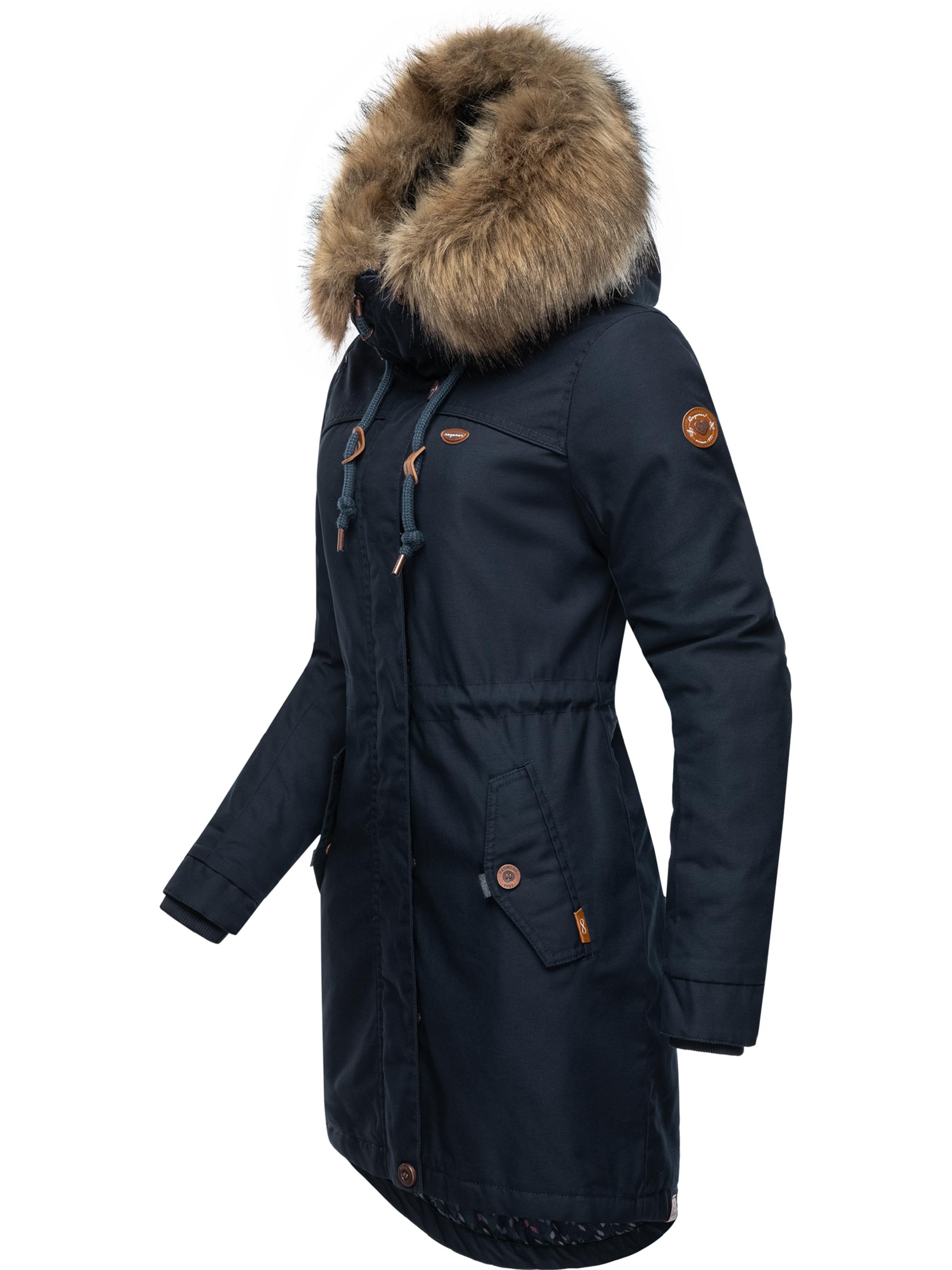 Winterparka mit abnehmbarem Kunstfell "Tawny" Navy22