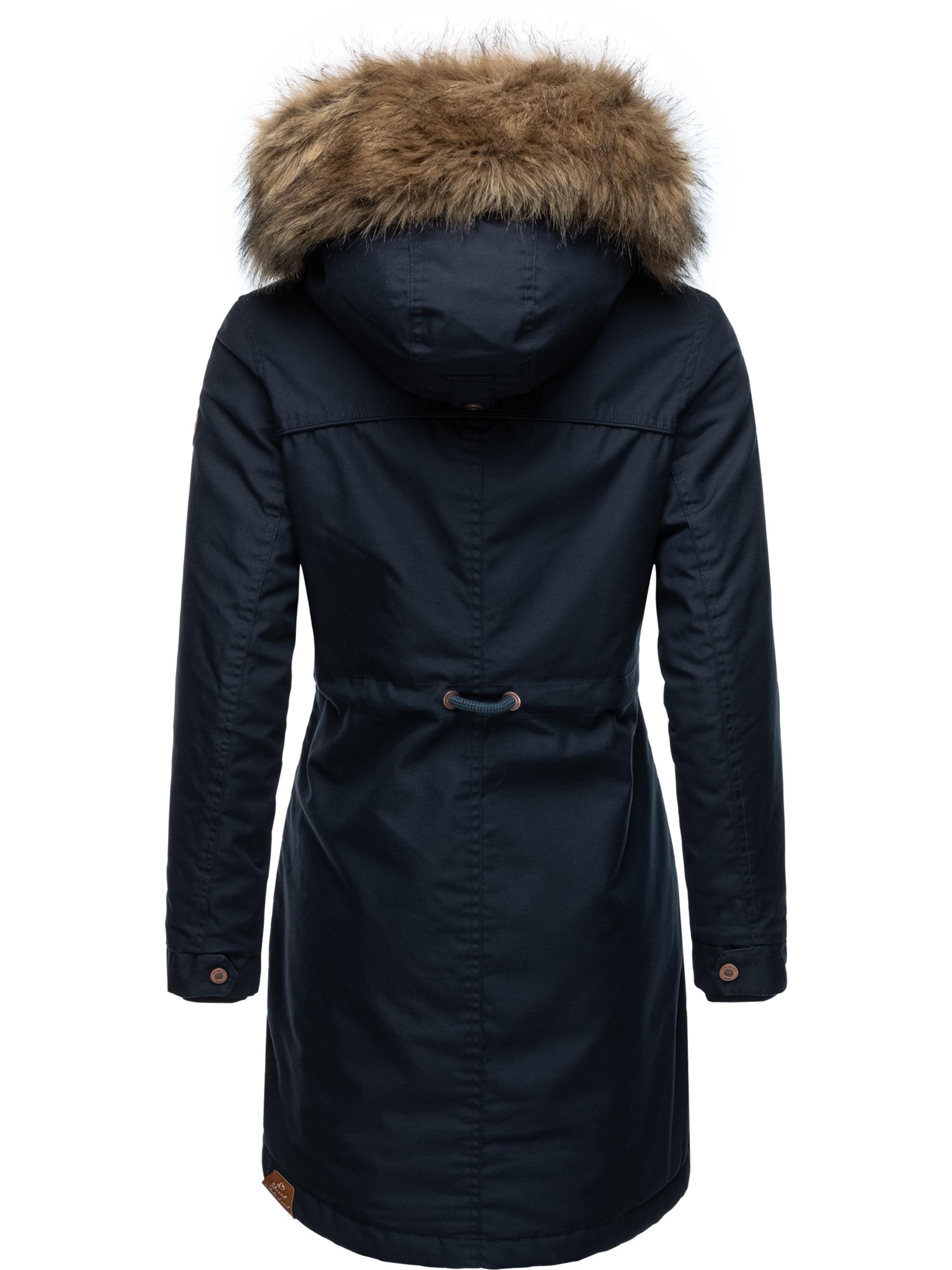 Winterparka mit abnehmbarem Kunstfell "Tawny" Navy22