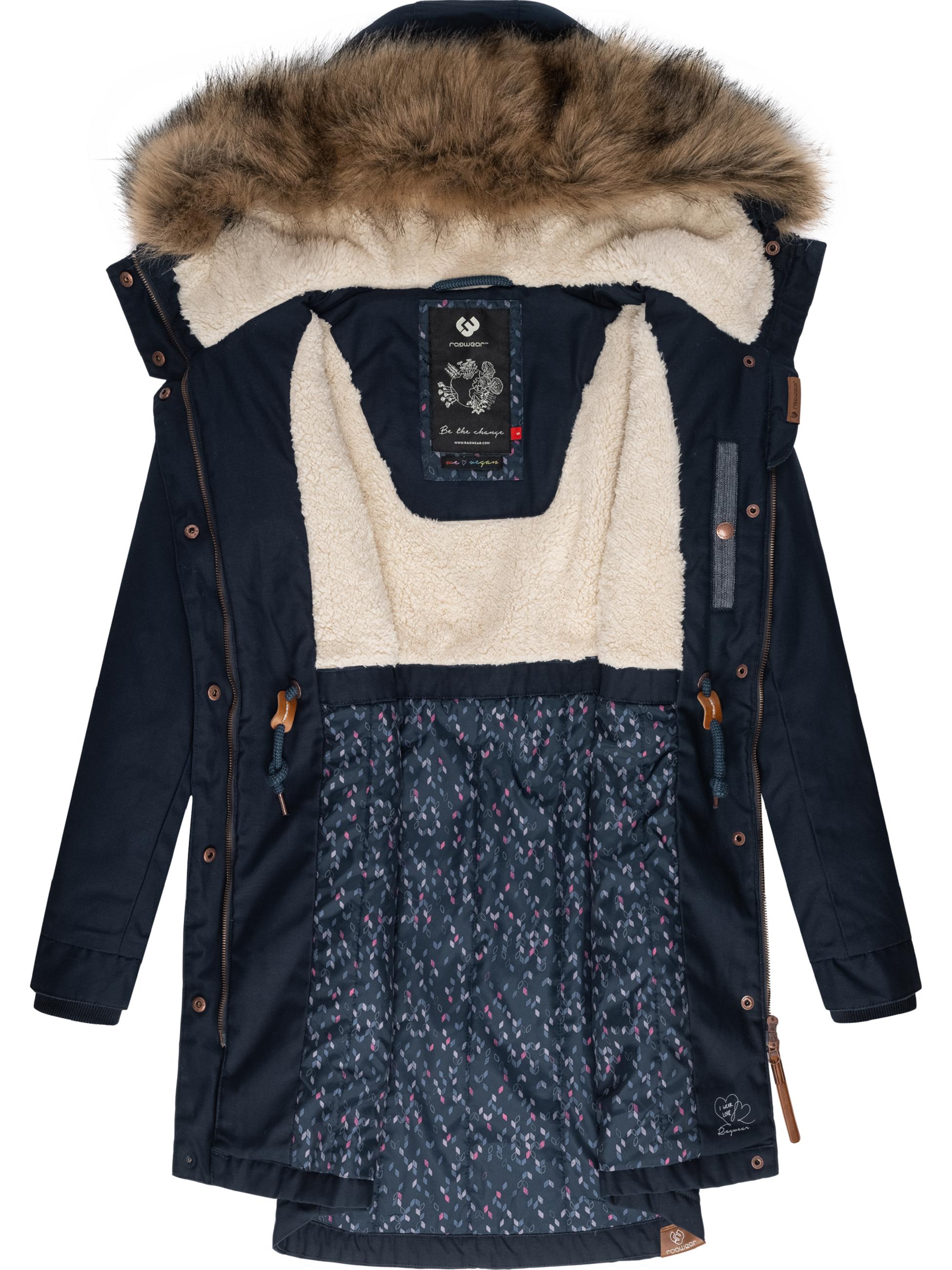 Winterparka mit abnehmbarem Kunstfell "Tawny" Navy22