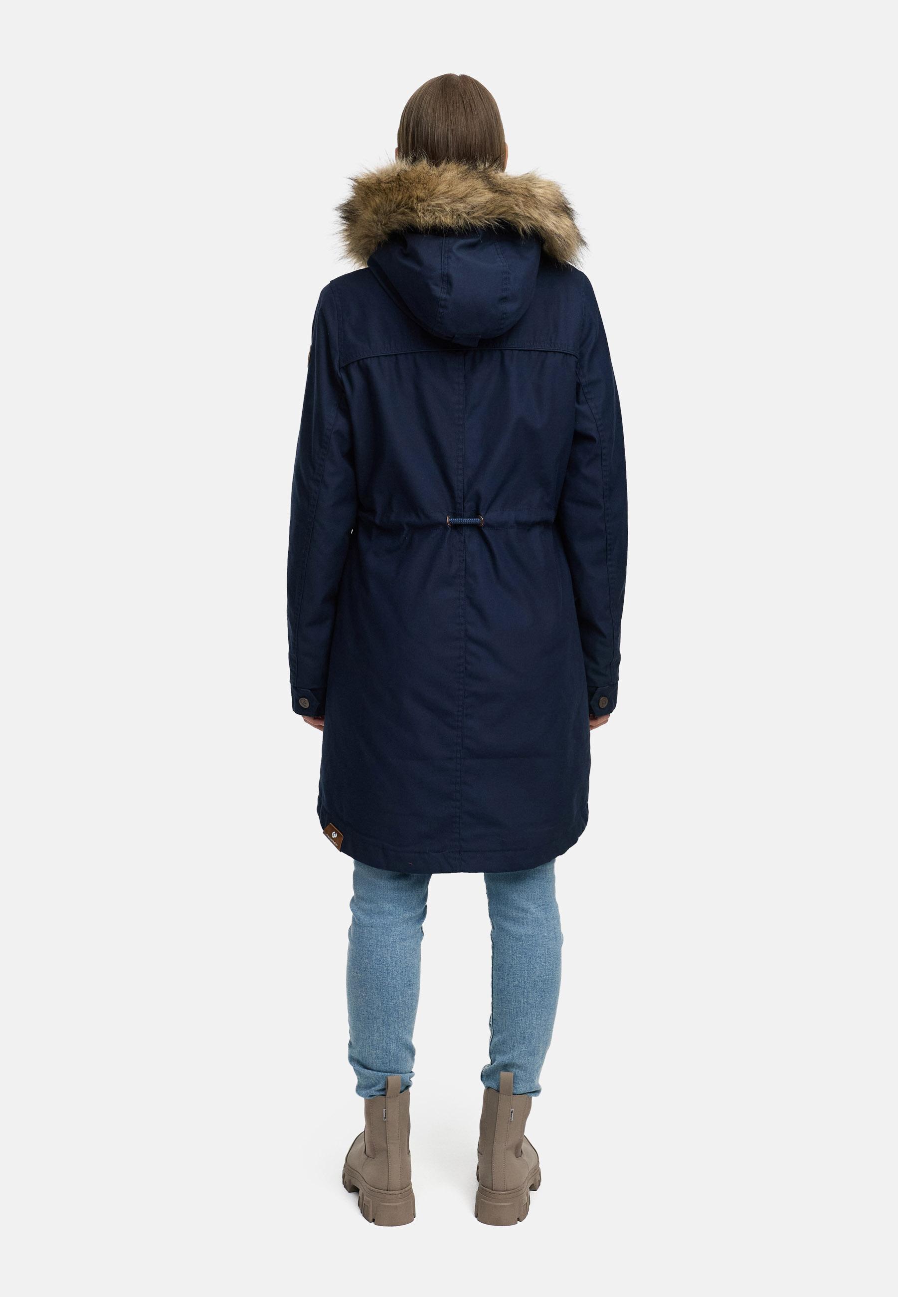 Winterparka mit abnehmbarem Kunstfell "Tawny" Navy22