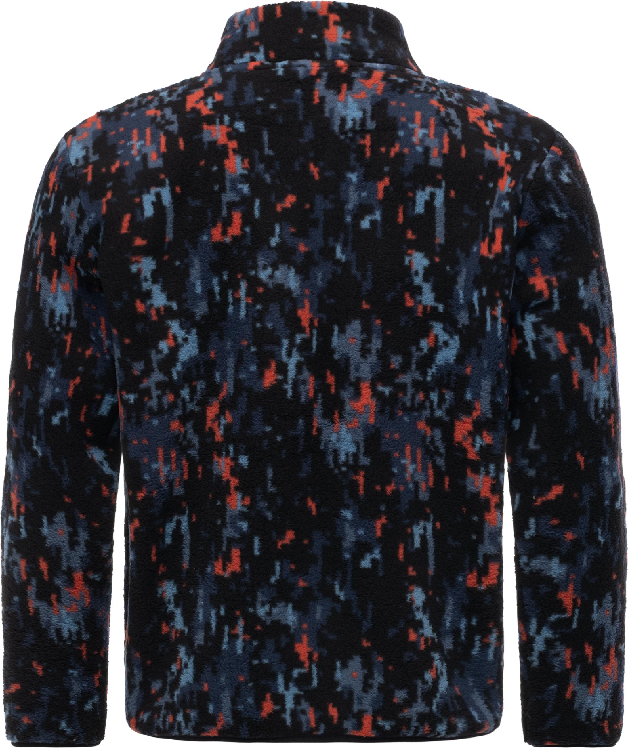 Kuschelige Fleecejacke mit Muster "Tawon Print" Terracotta