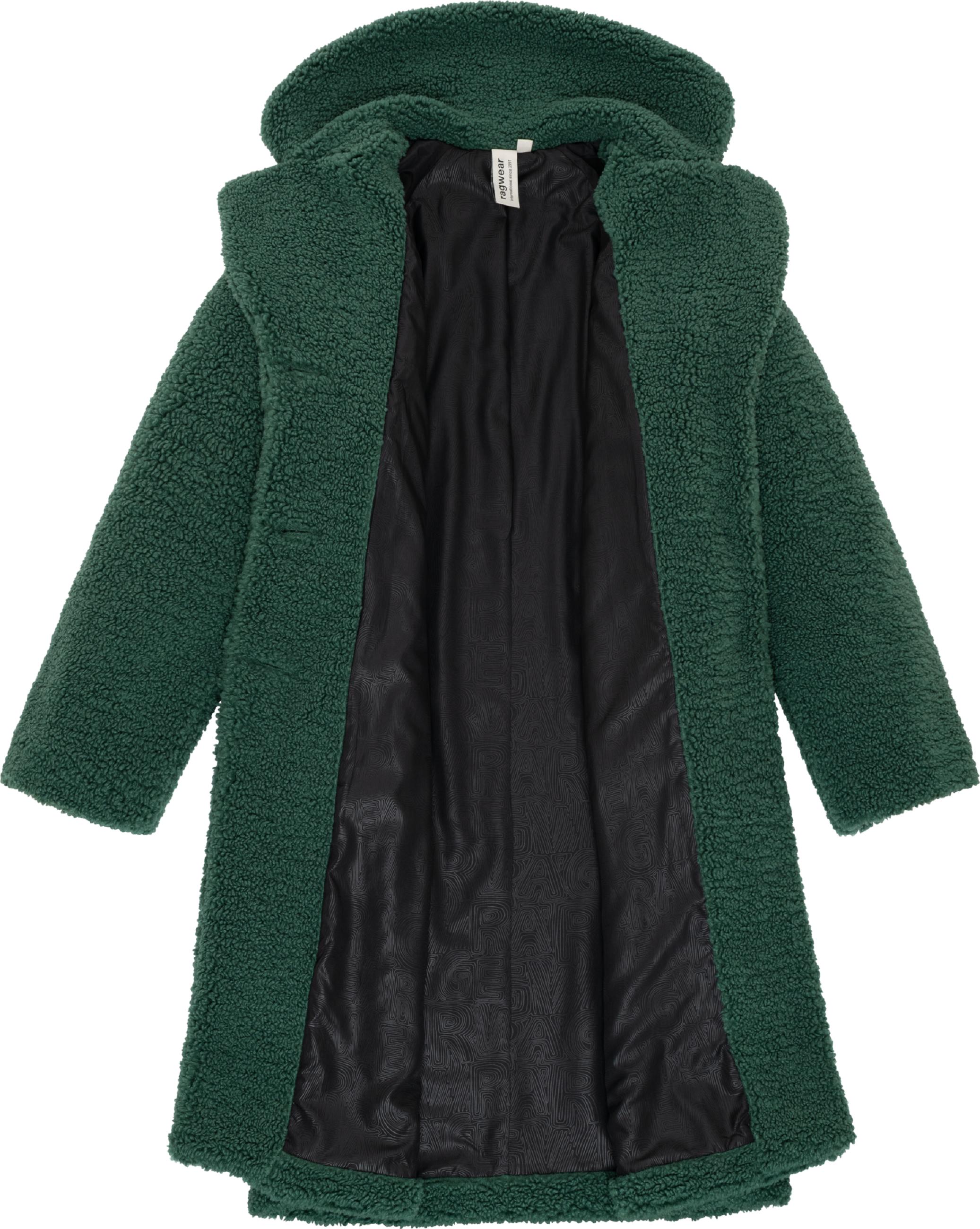 Übergangs-Plüschmantel "Tedyco YOUMODO" Pine Green
