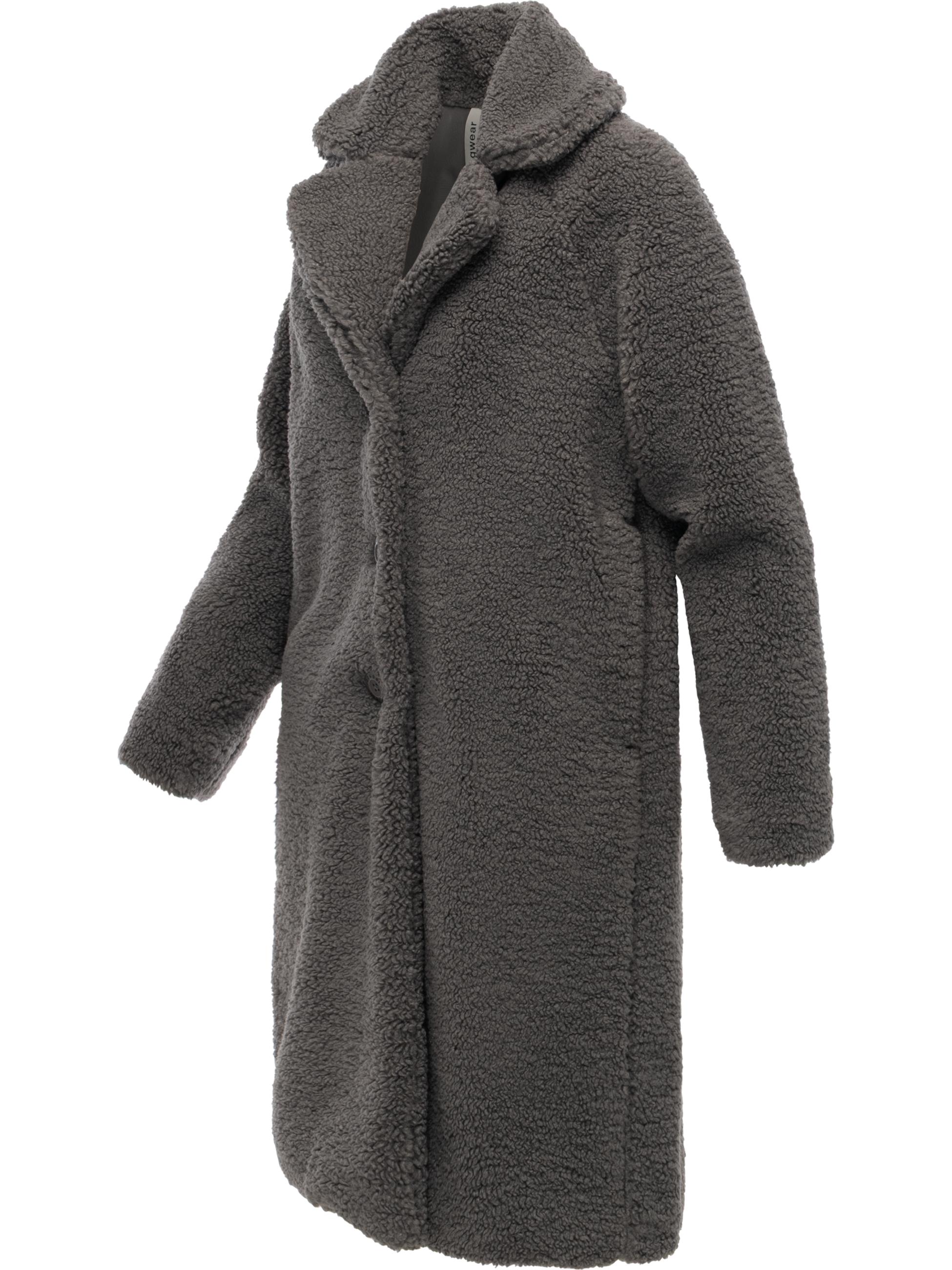 Übergangs-Plüschmantel "Tedyco YOUMODO" Stone Grey