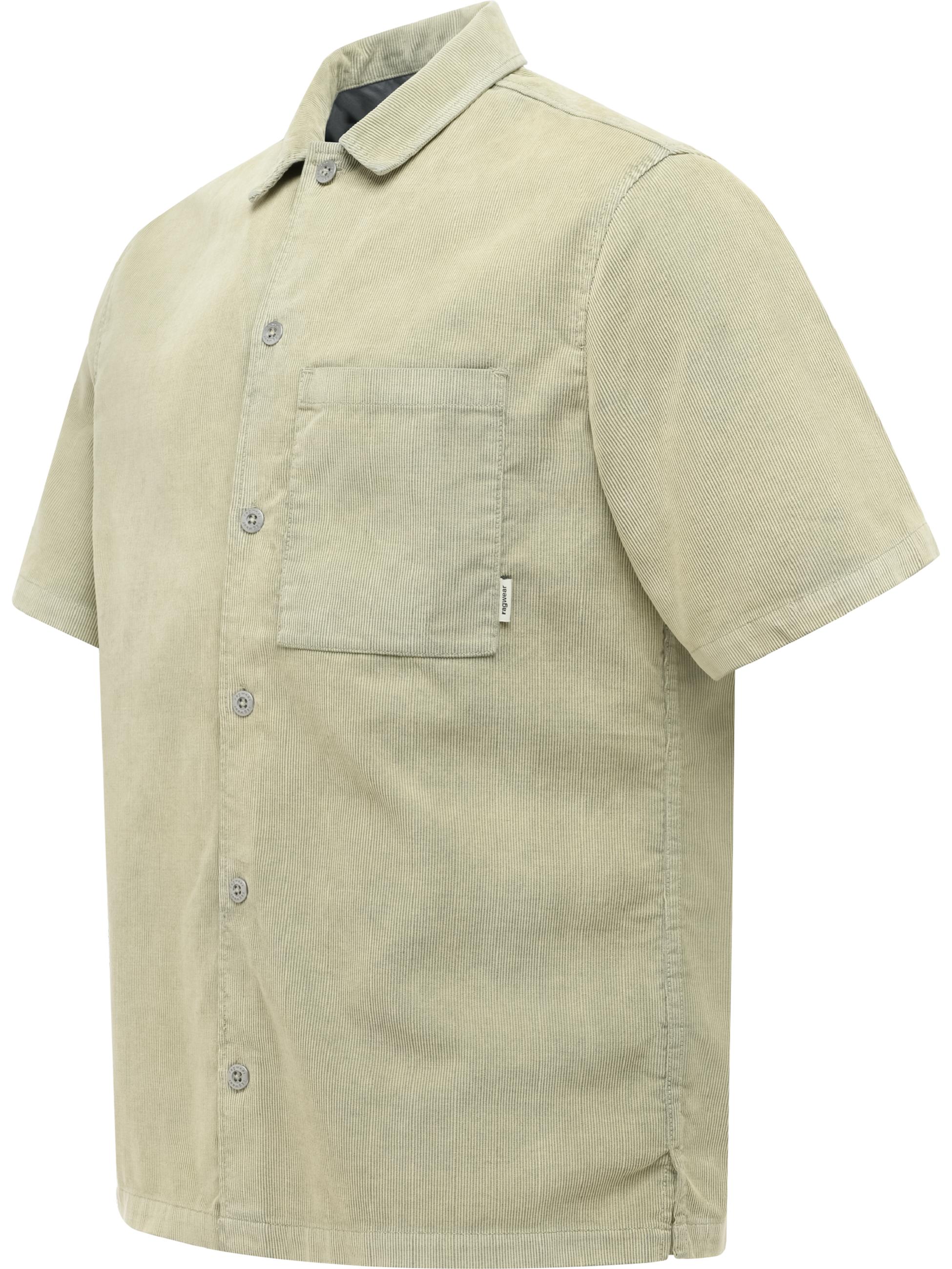 Cordhemd "Teecord" Dusty Green