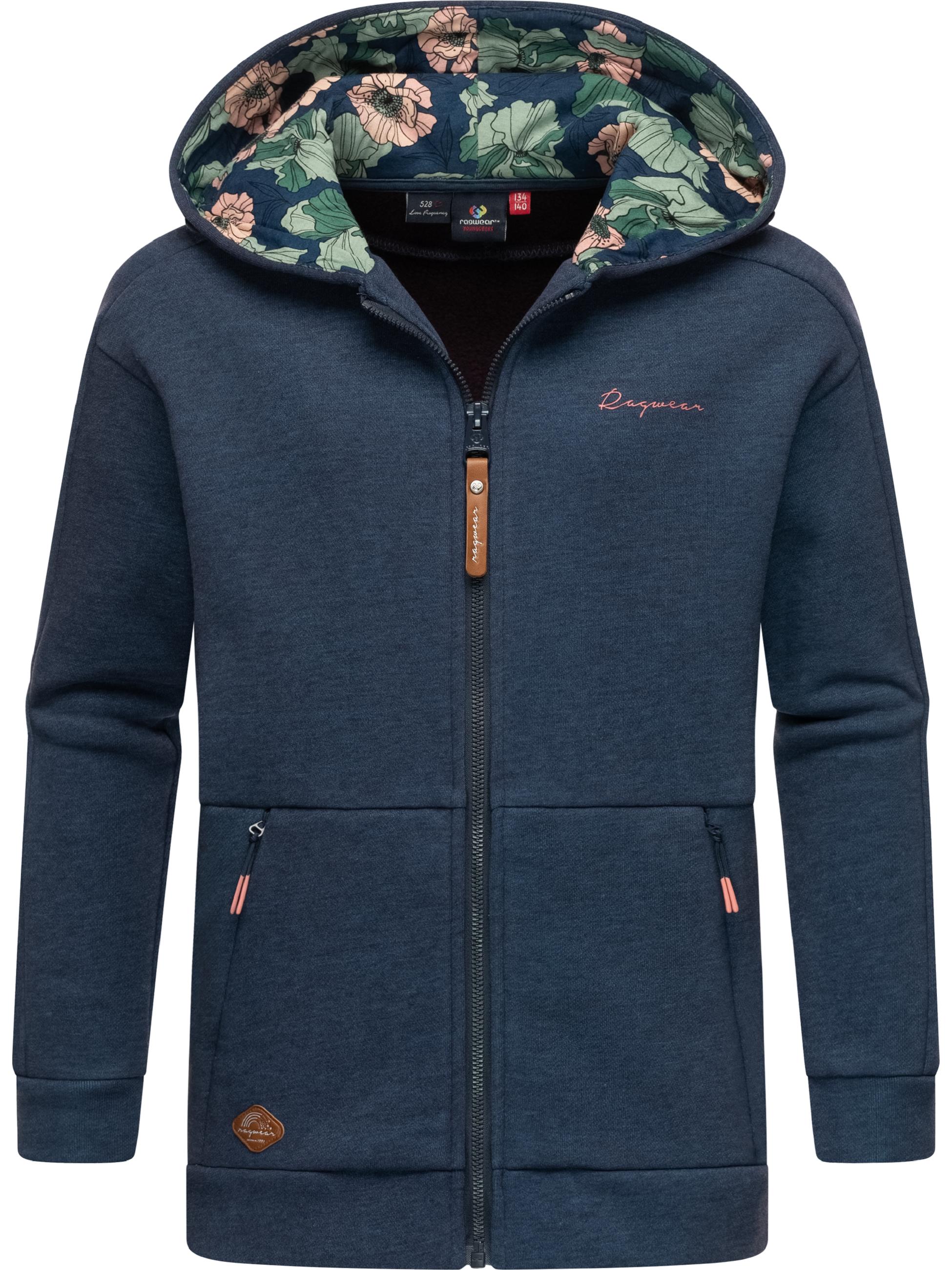 Weiche Sweatjacke mit Kapuze "Theera Zip" Navy