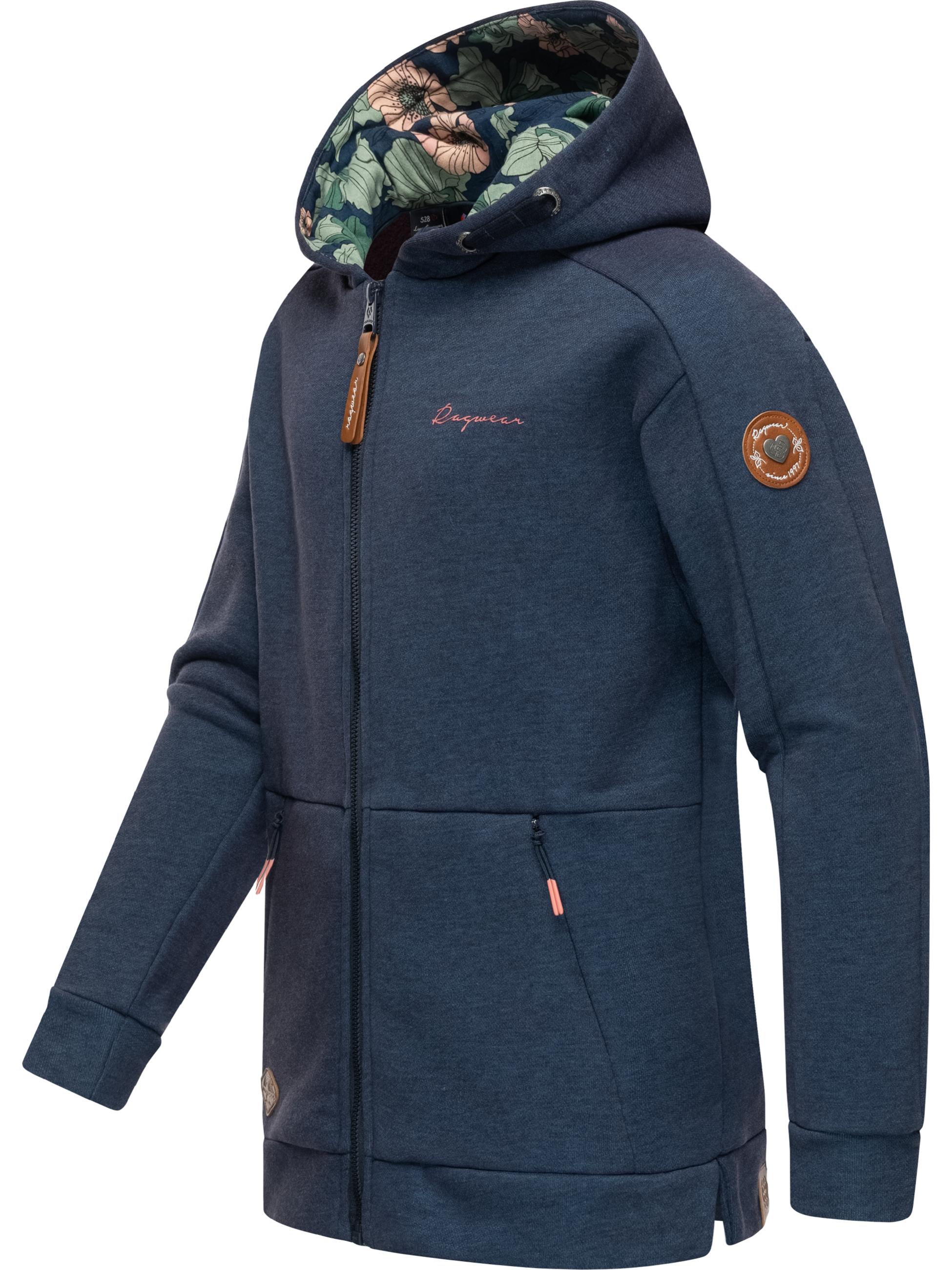 Weiche Sweatjacke mit Kapuze "Theera Zip" Navy