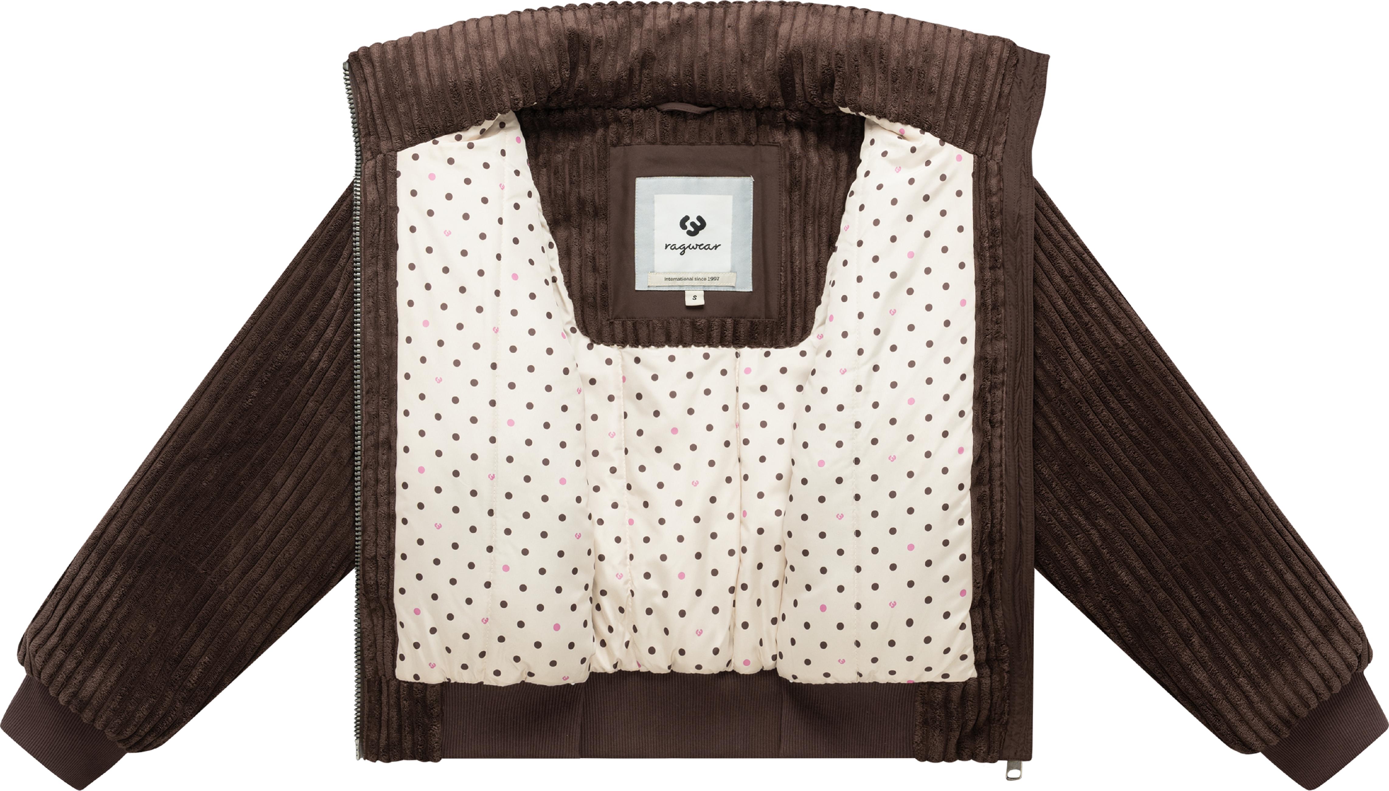 Kordjacke "Tillie Cordy Y" Dark Choco