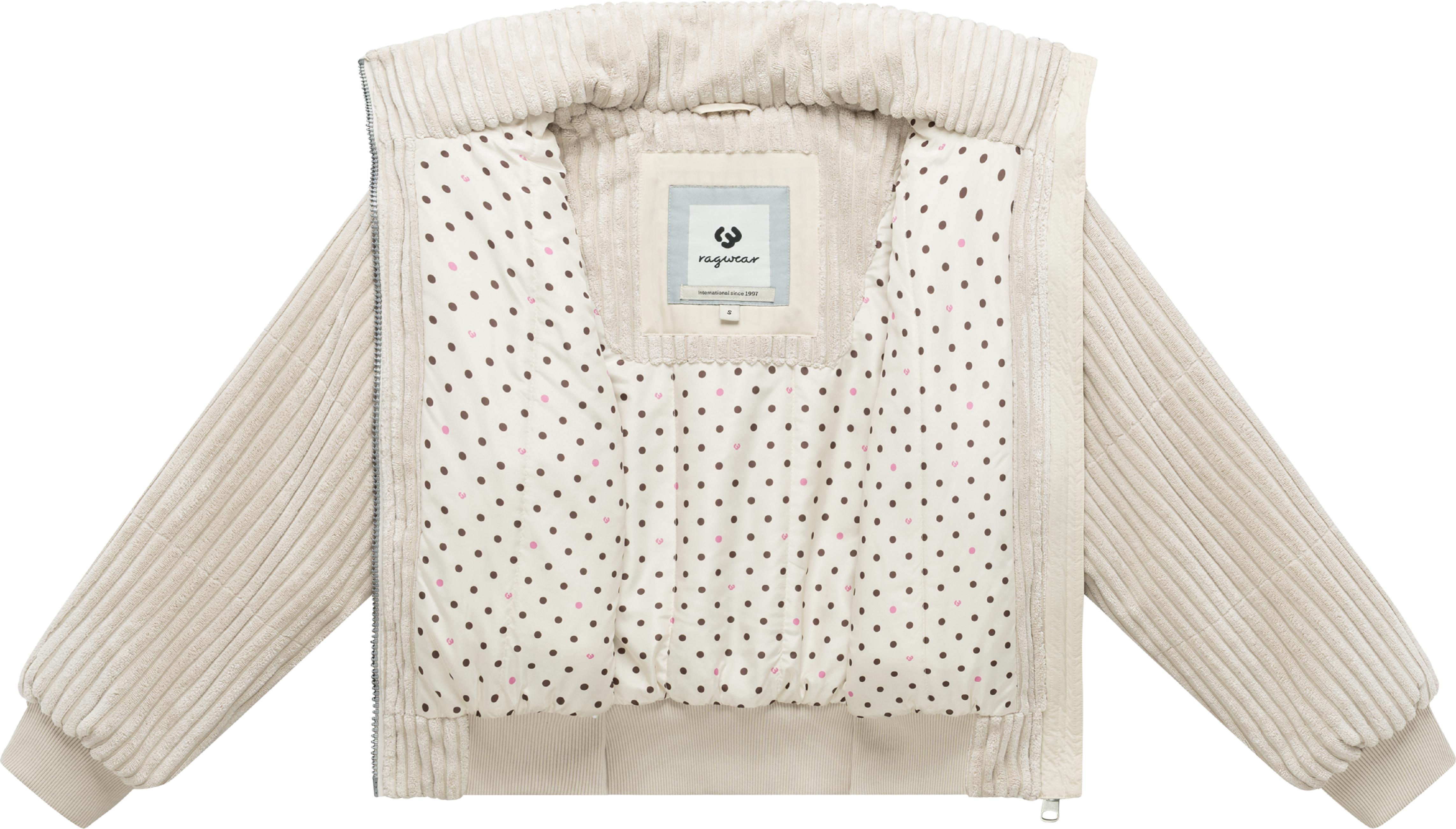 Kordjacke "Tillie Cordy Y" Ecru
